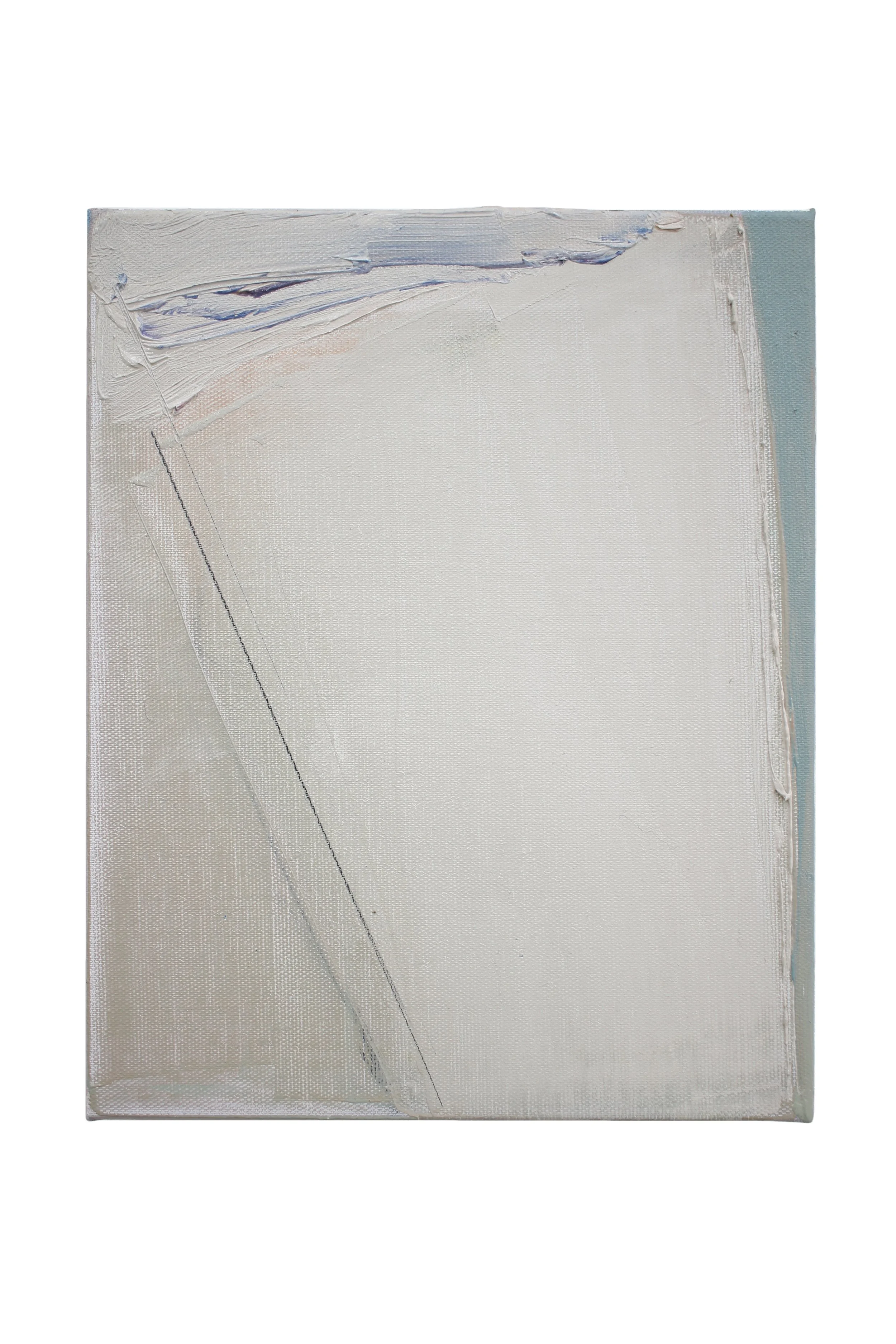 Hafen, oil/pencil on linen, 30 x 25cm