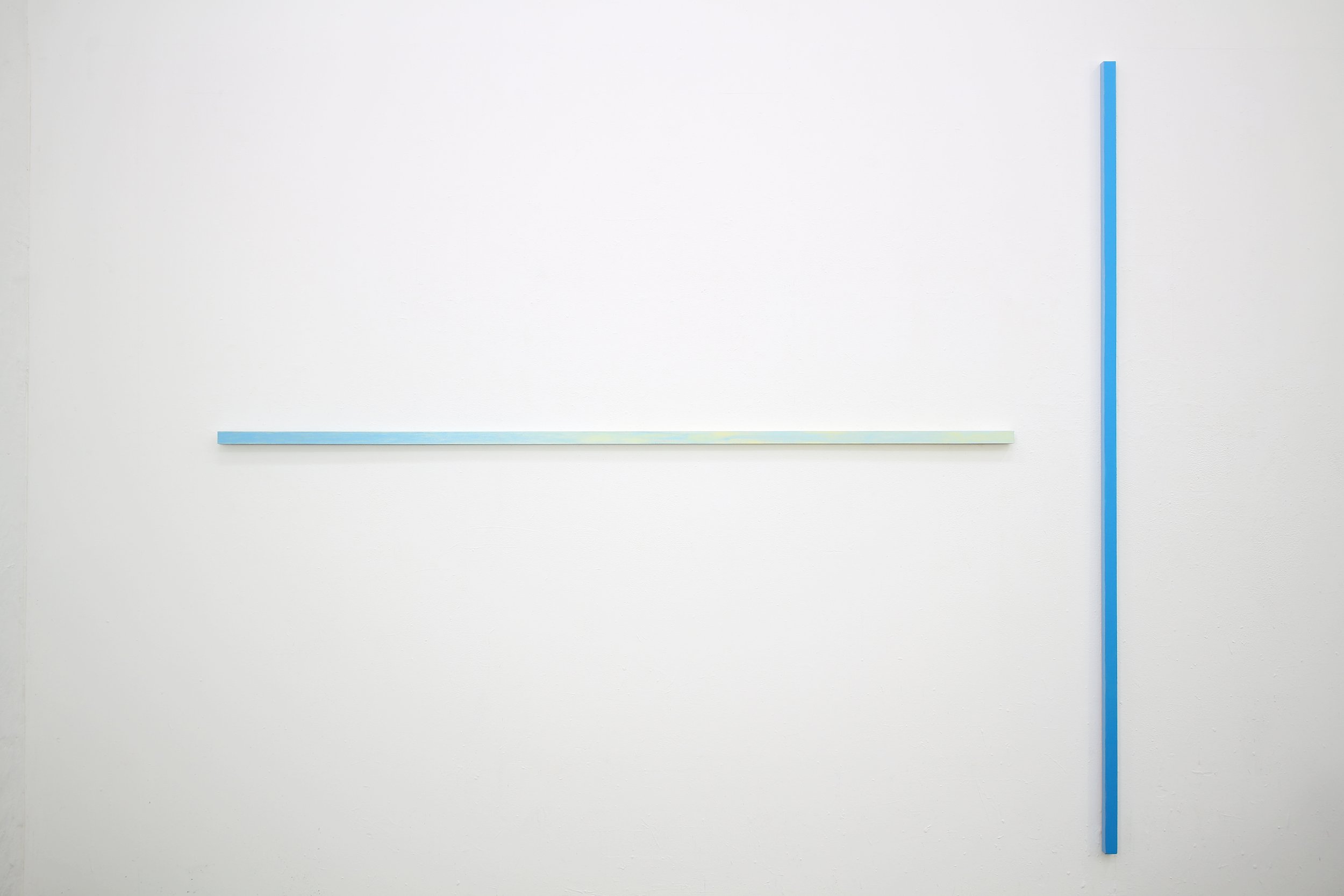 untitled (sky studies ) II, 2026, oil on canvas stretched on wood, 250 x 300cm