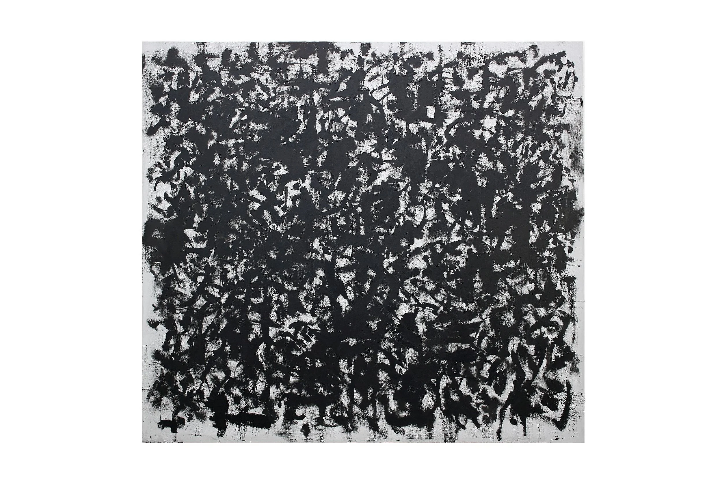 untitled (unter der Sonne), 2025, oil on jute, 190 x 210cm