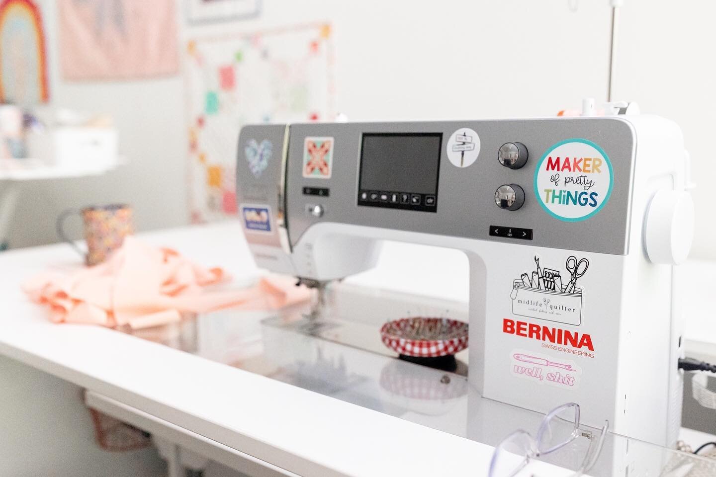 Meet Annie, my trusty Bernina that&rsquo;s helped me make more quilts than I ever imagine I would make! 

She was an anniversary gift from my hubby a bunch of years ago. If I&rsquo;m being honest, I was pretty intimidated by her at first&hellip;so ma