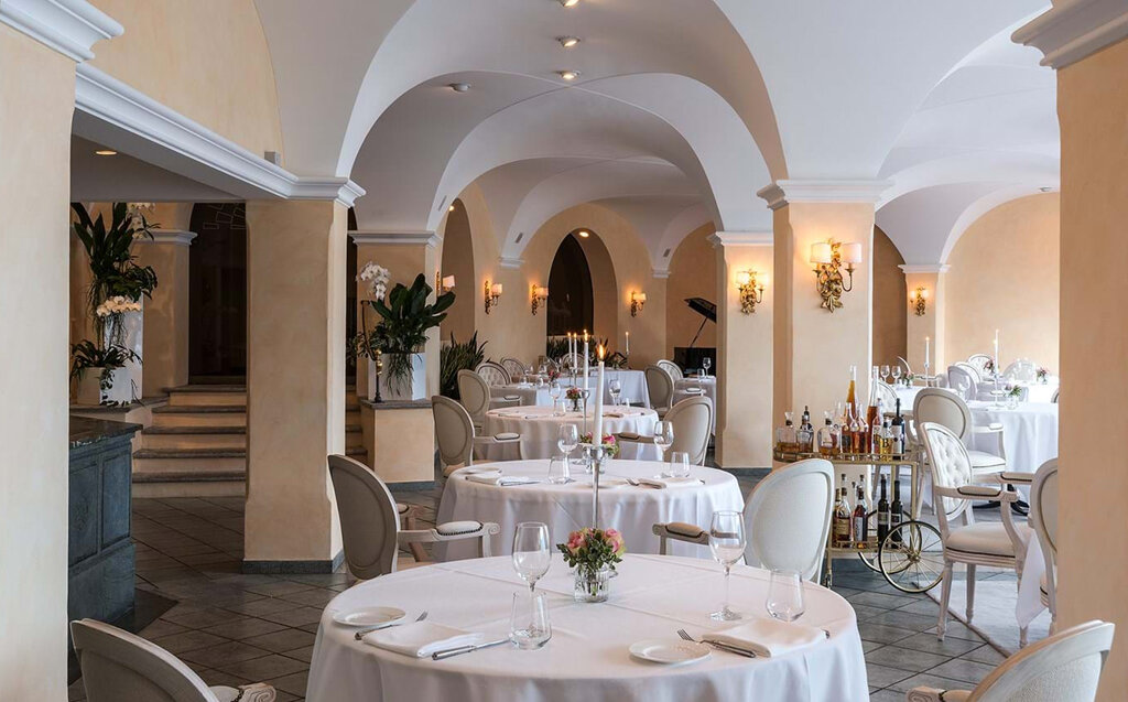 Das Restaurant der Villa Orselina Locarno
