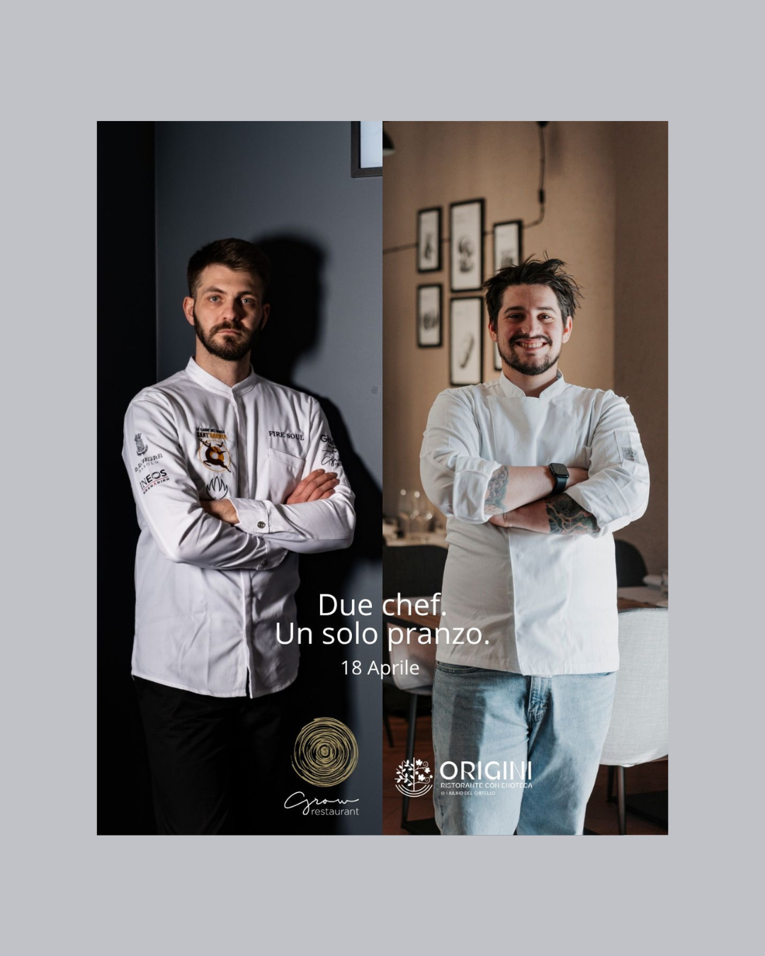 Ristorante Enoteca Origini ospita lo Chef stellato Matteo Vergine 