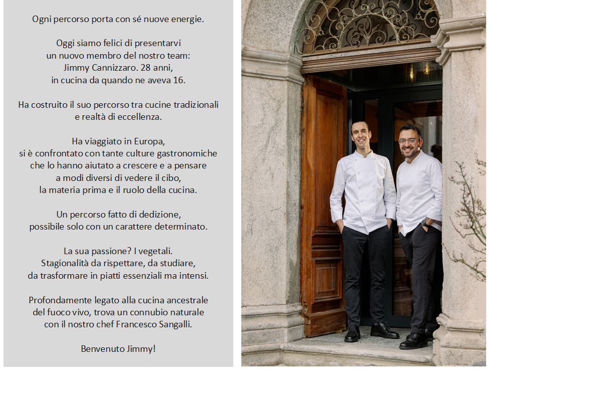 Arriva un nuovo Chef al Ristorante “La Sorgente”