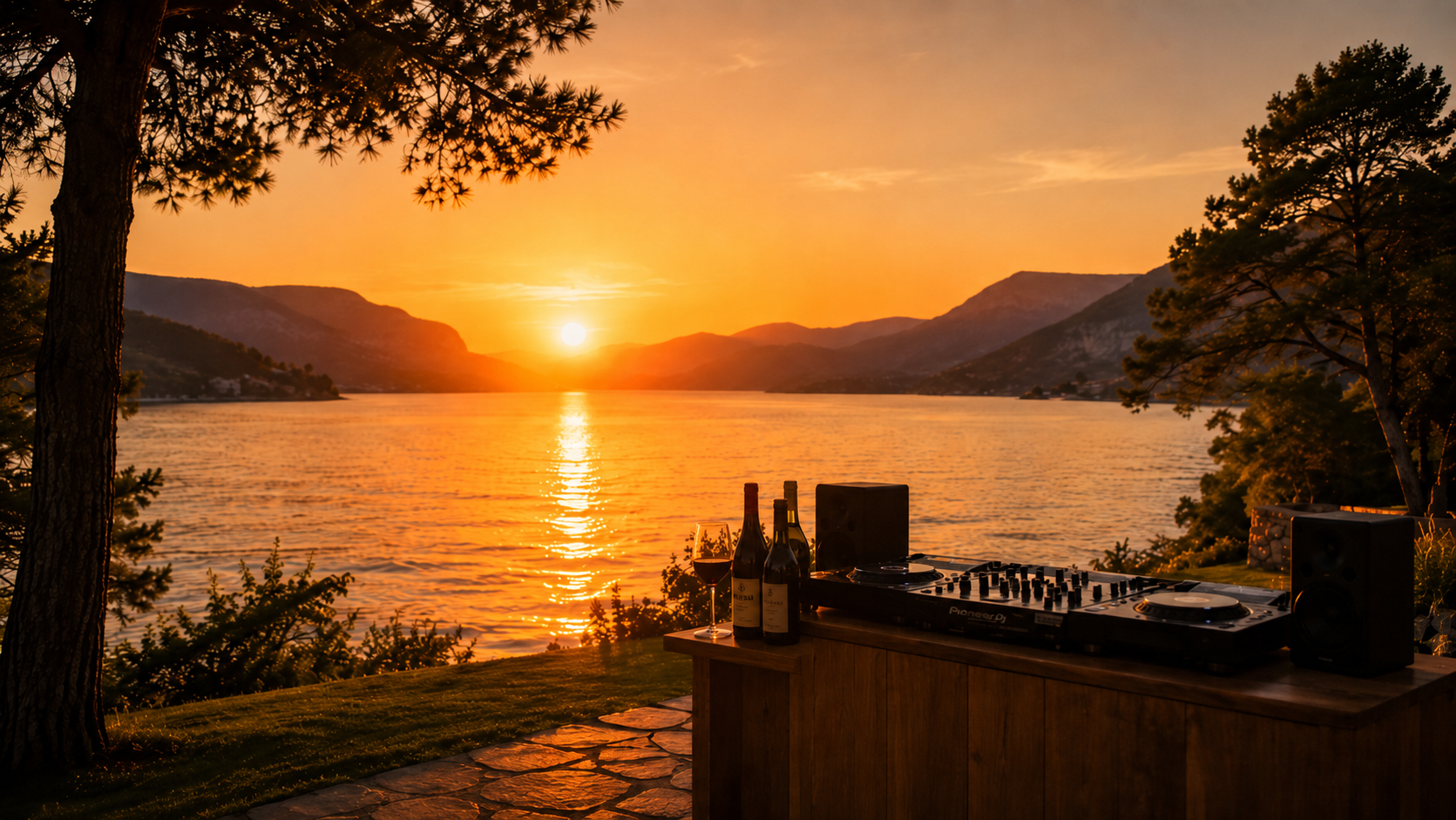 Sunset on the lake - Cala Melide