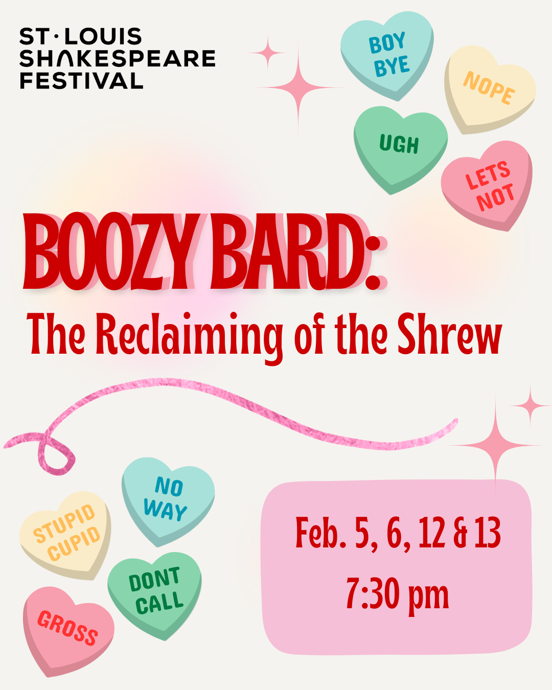 Boozy Bard Show Social Graphic