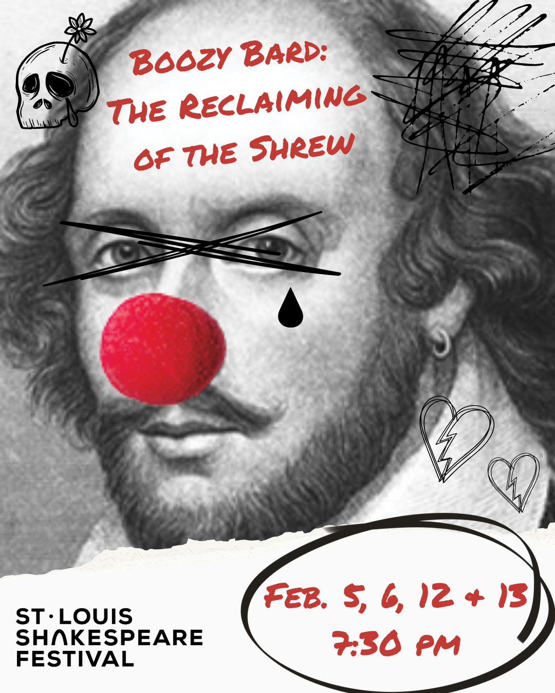 Boozy Bard Show Social Graphic