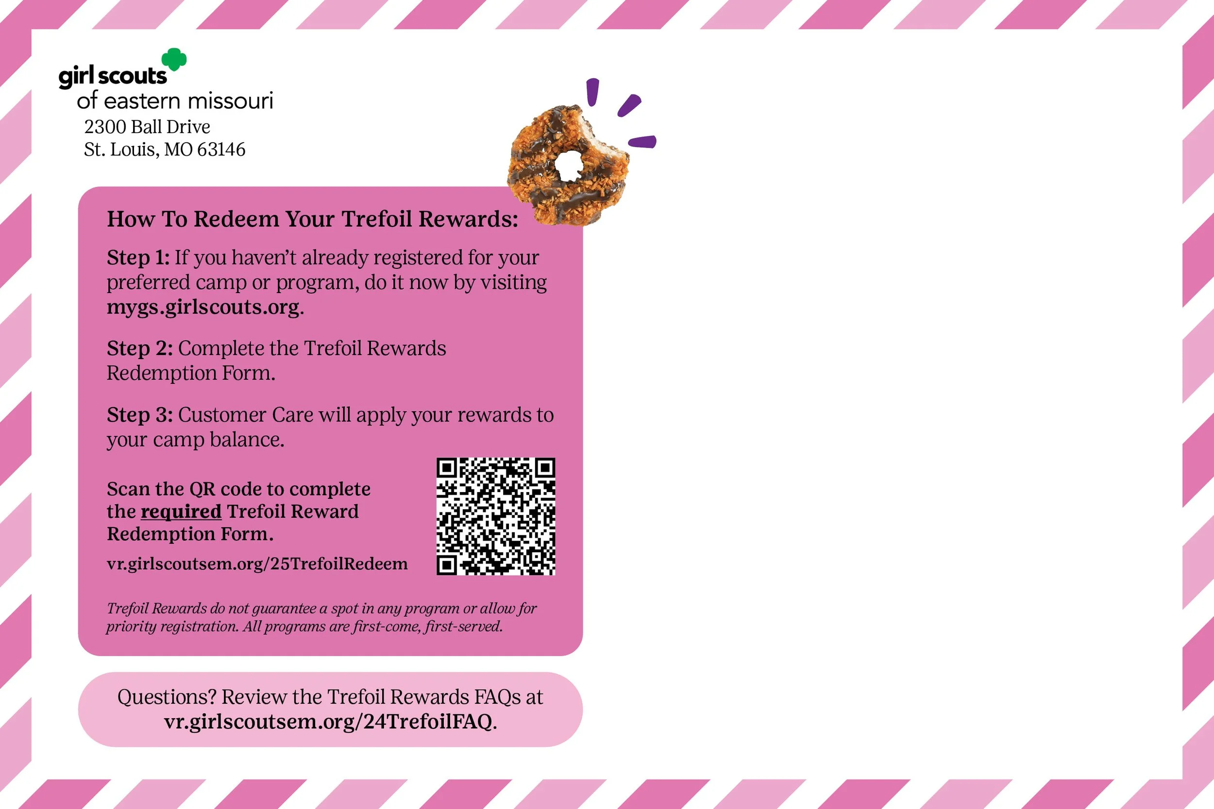 Two Trefoil Reward Postcard_Back