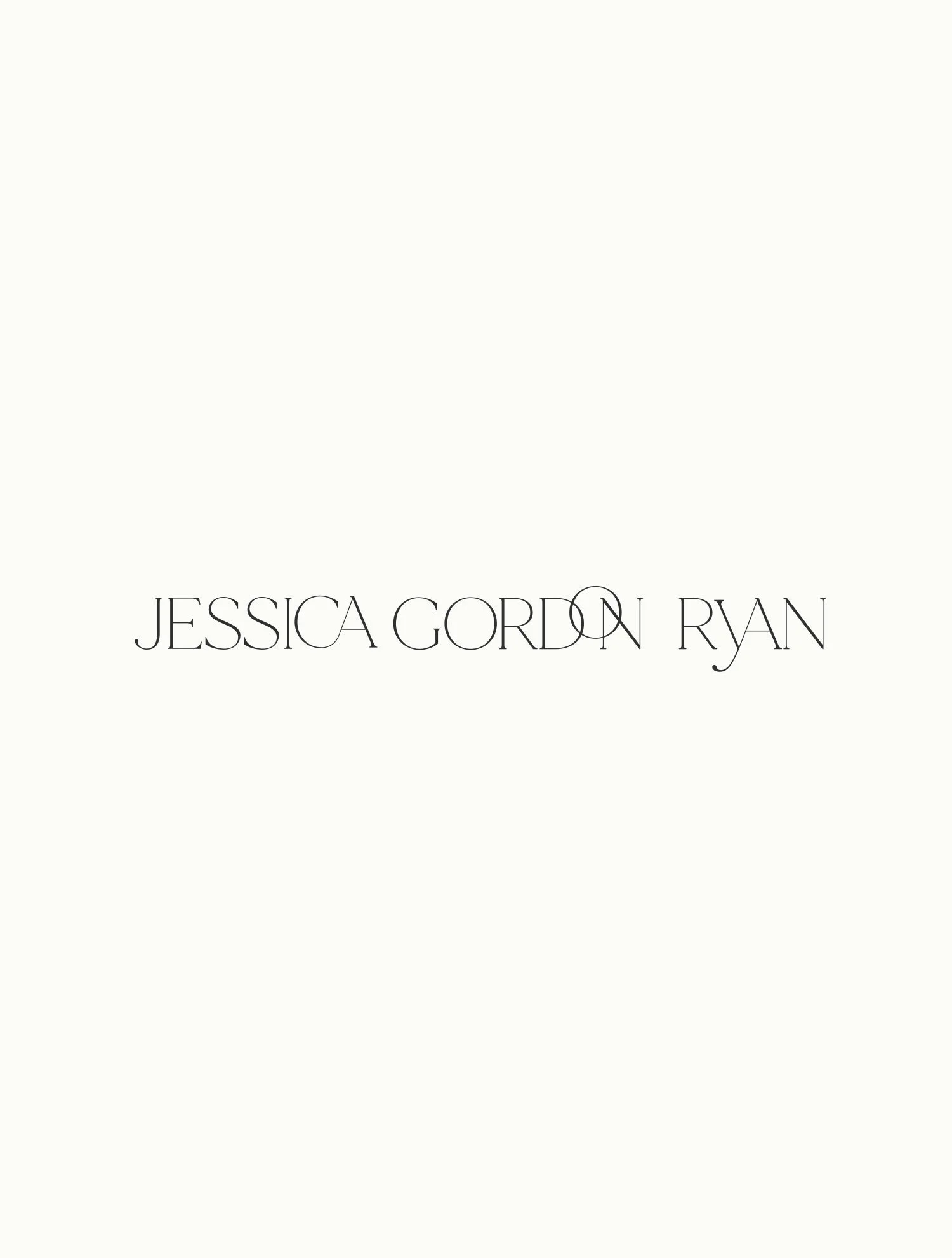 Logo design for Jessica Gordon Ryan, created by Mariposa Creative 