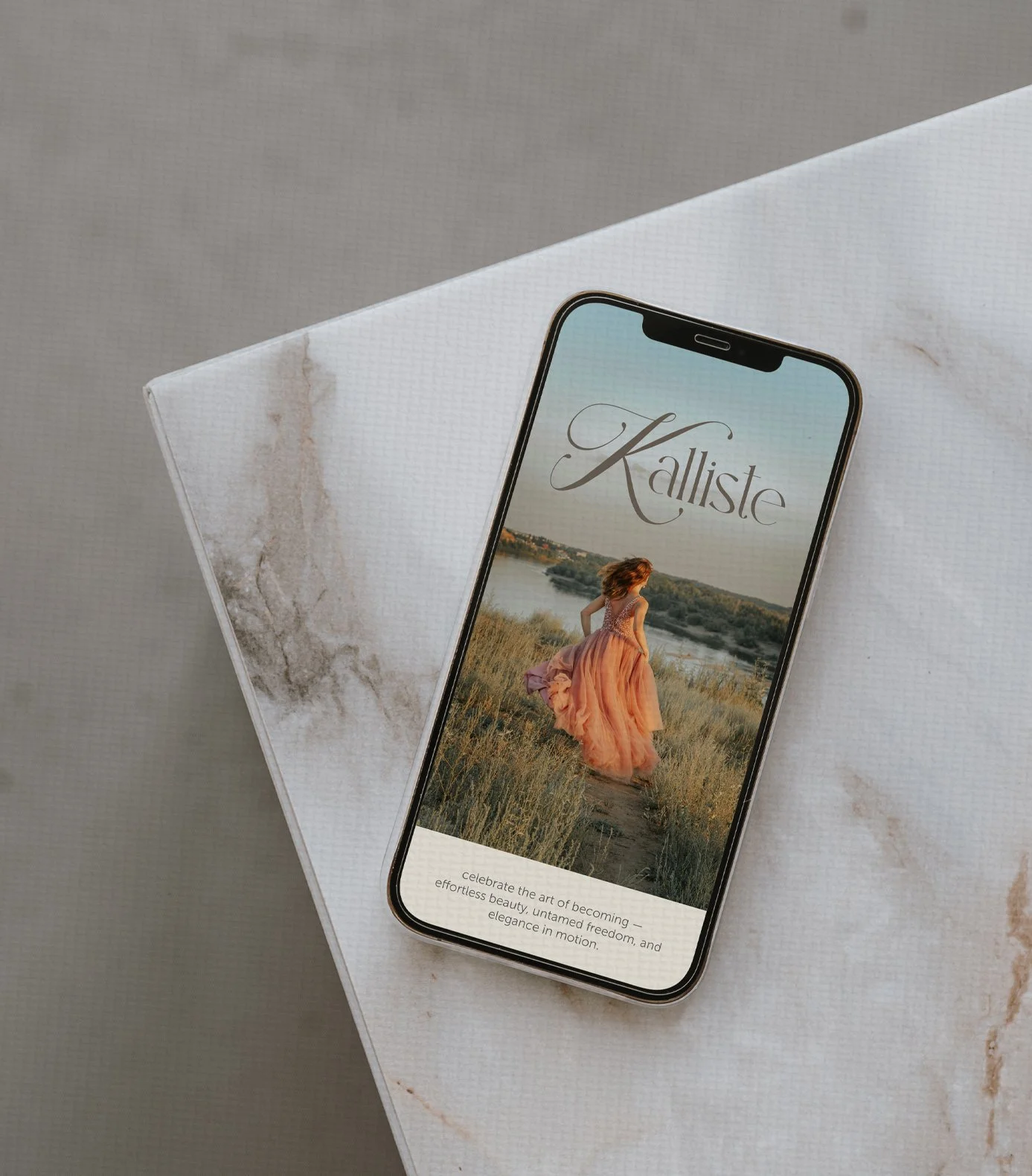 Custom Squarespace website design for a small business, shown on a mobile screen