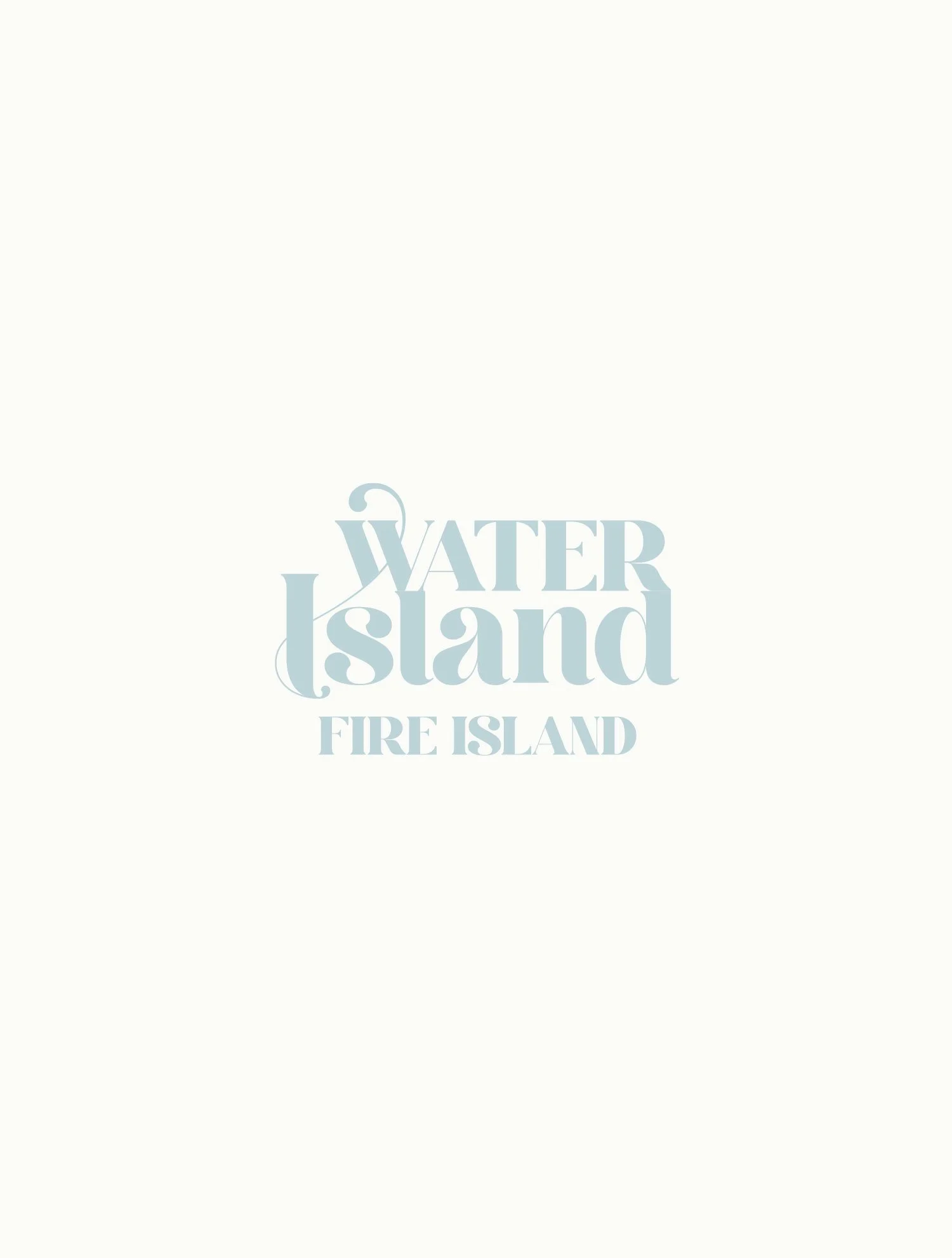 Logo design for Water Island Fire Island