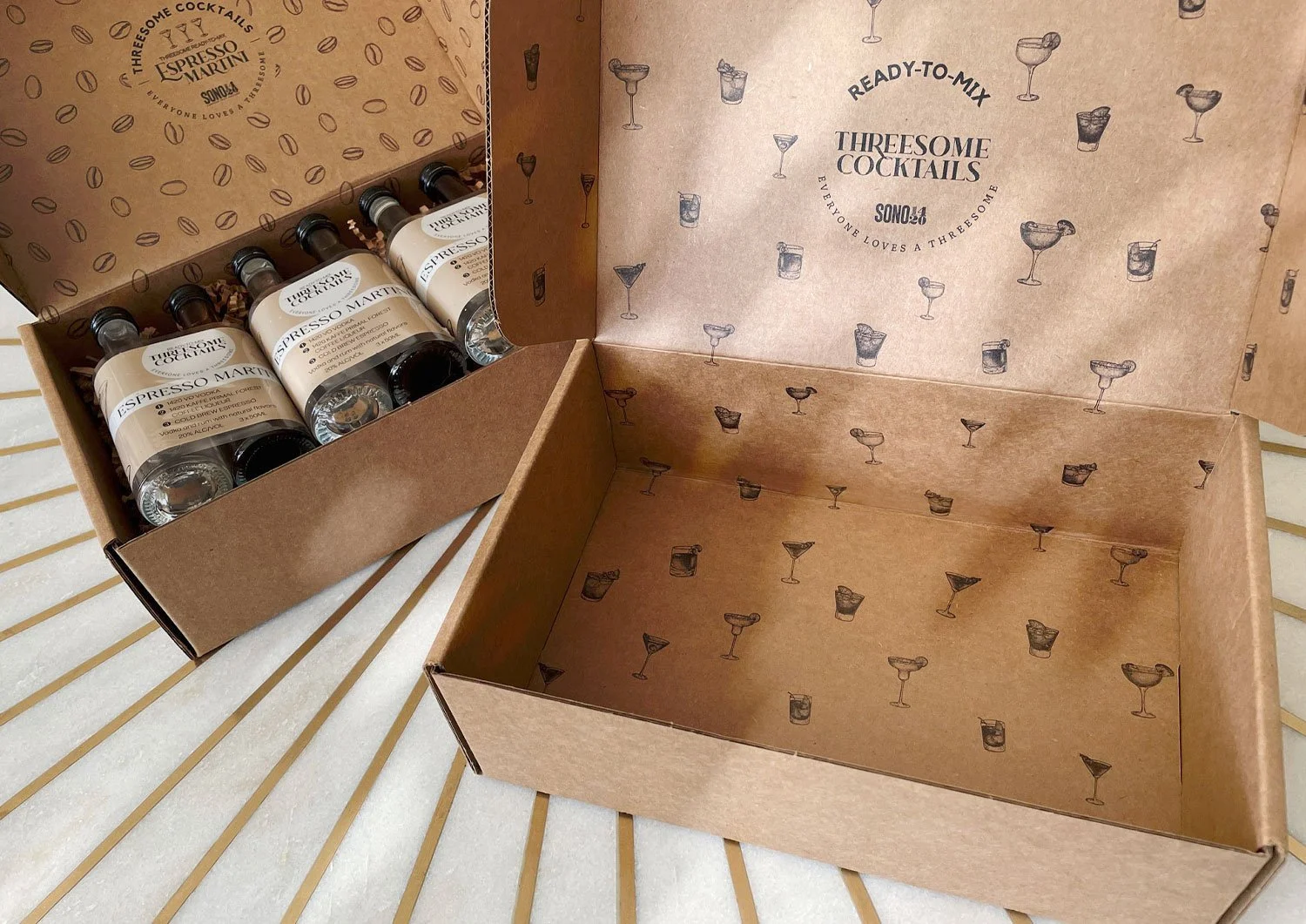 Packaging design for SoNo 1420 Distillery in South Norwalk CT