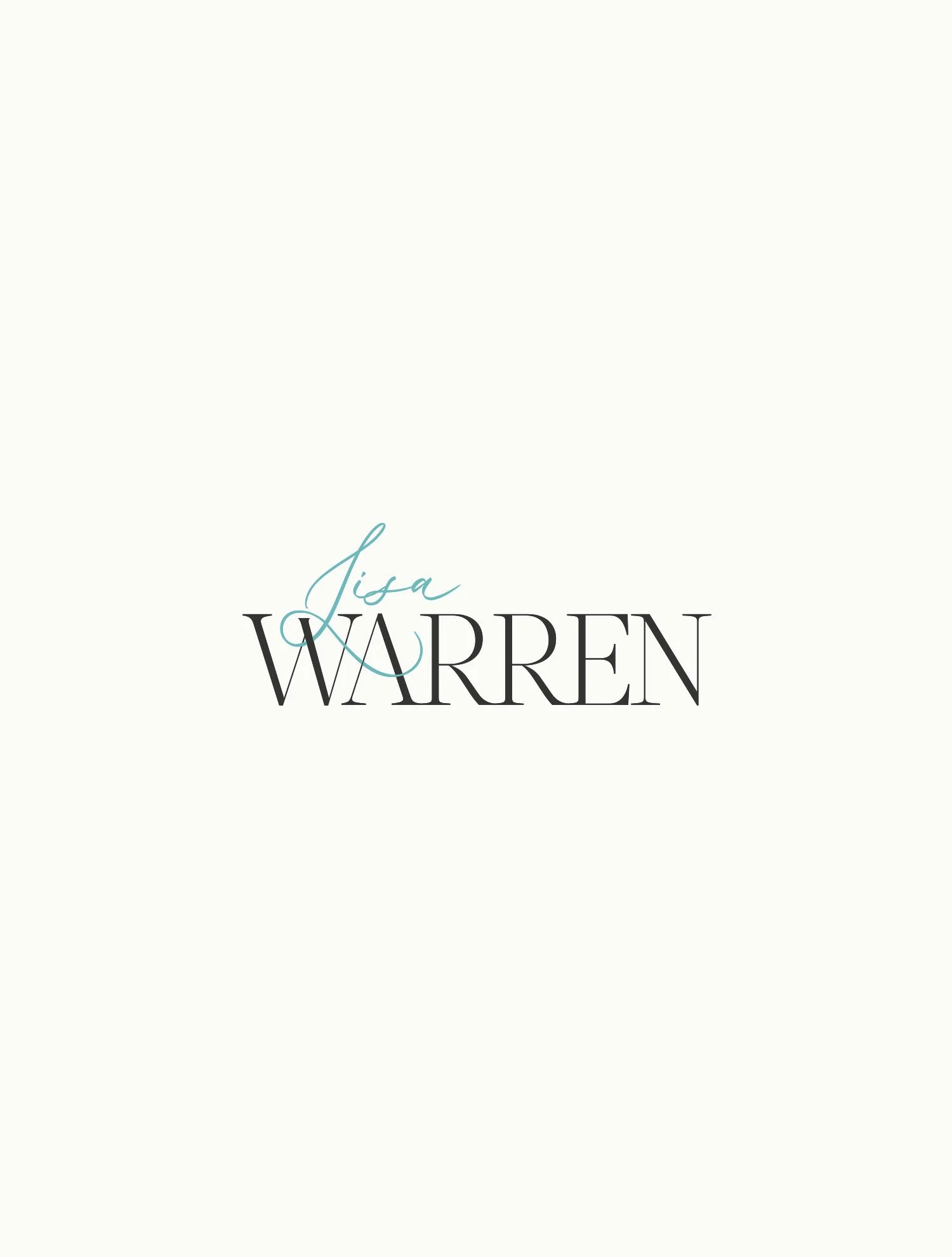 Brand identity for Lisa Warren Studio