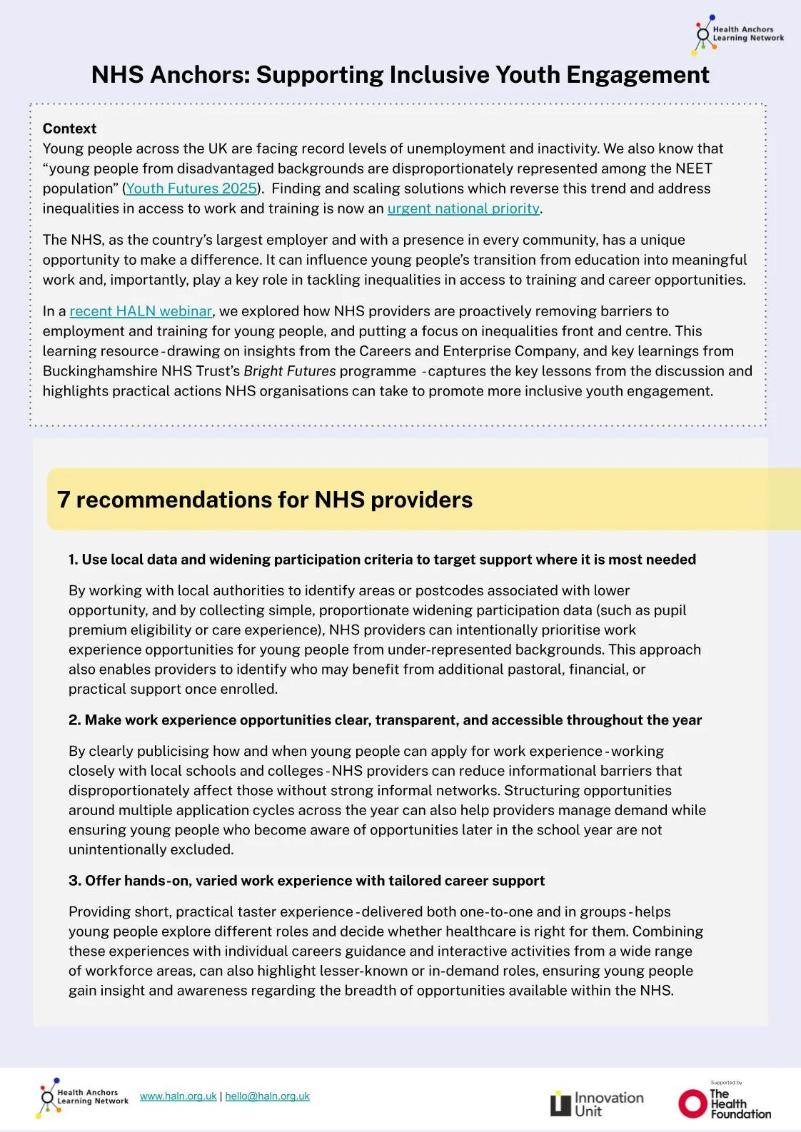 Image of front page of learning resource