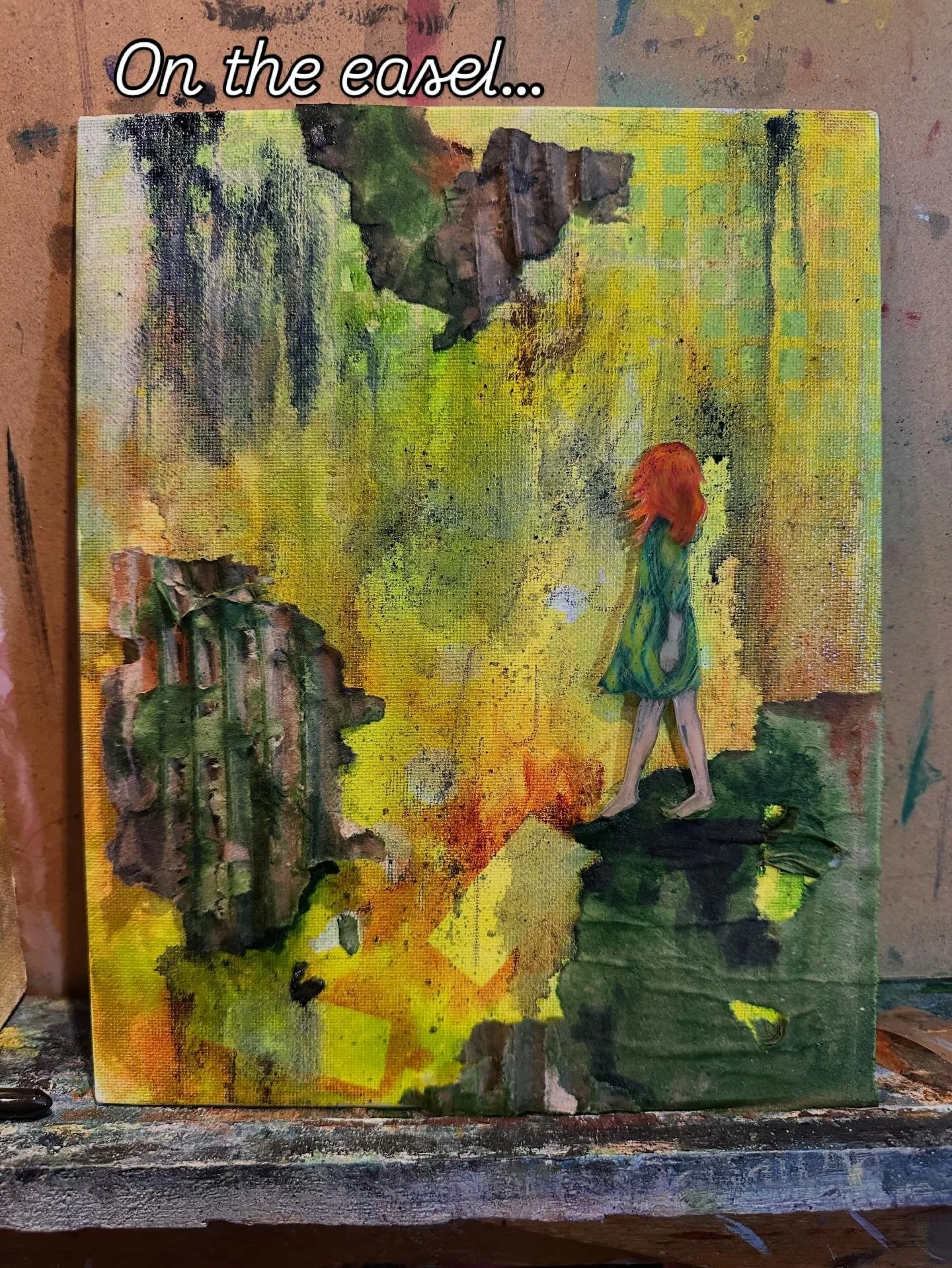 It&rsquo;s been a while.
Haven&rsquo;t felt like creating much less posting about it. This is the result of me 
&ldquo;Forcing&rdquo; myself into the studio.

Perhaps it&rsquo;s a departure or 
Perhaps it&rsquo;s a new direction.

Not sure what this 