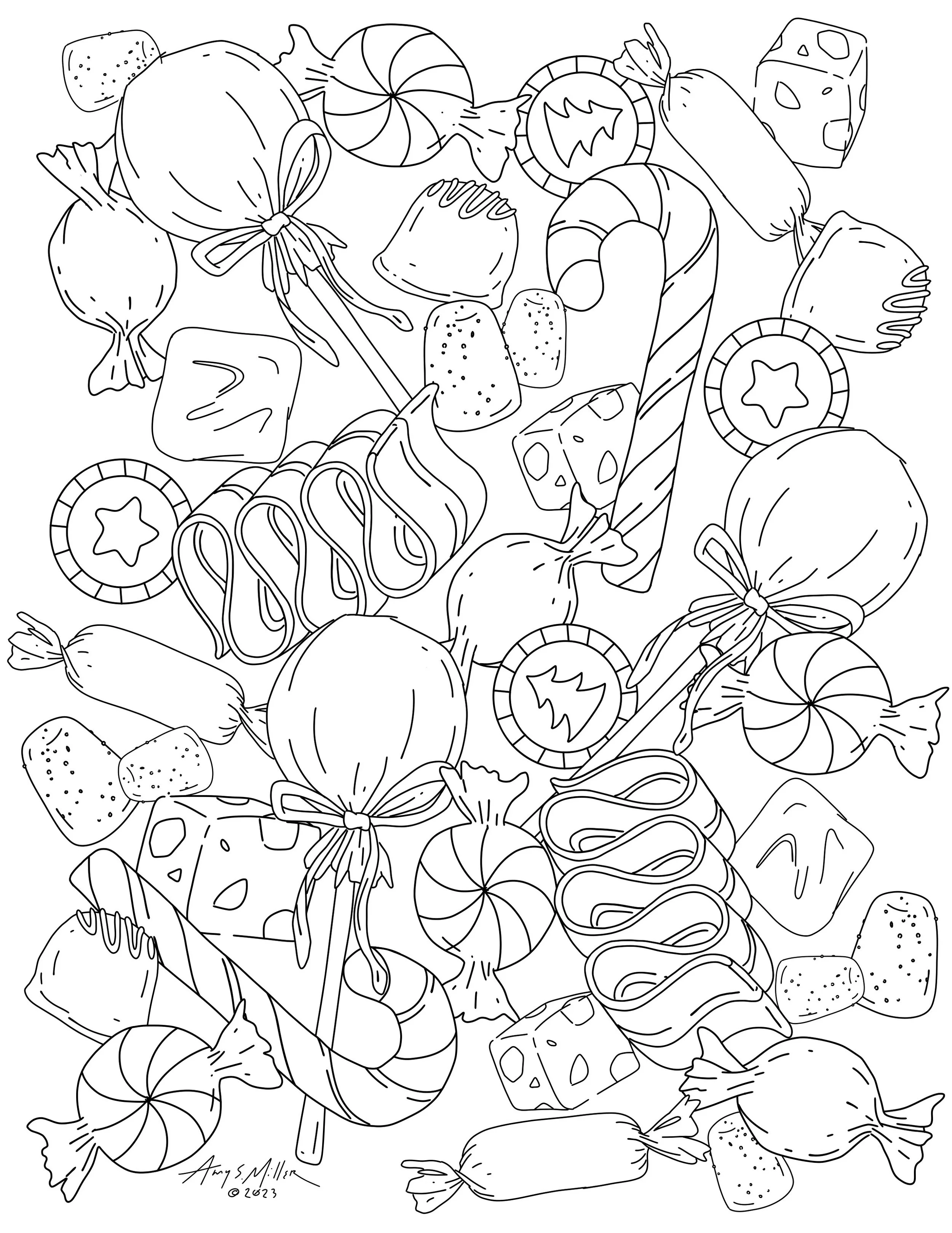 coloring pages of candy – Image 6