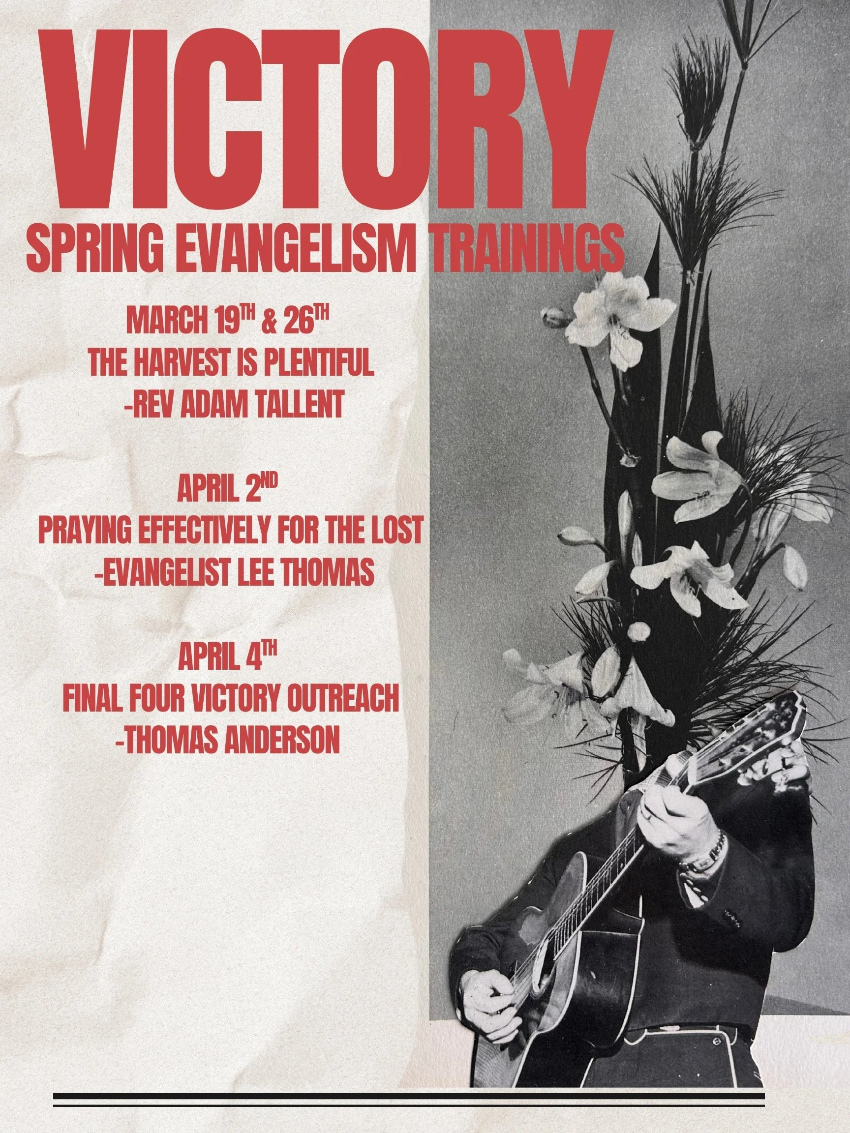 Victory has regular trainings and regional events that are open to the public. We'd love to have you come and experience Victory in person!