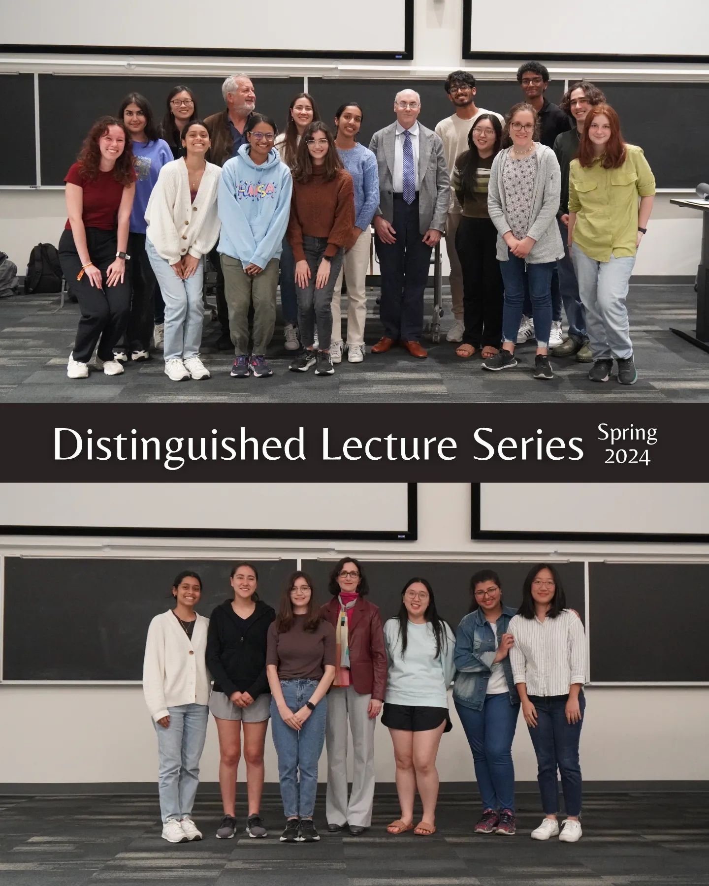 DLS Spring 2024 was such a success! We loved hearing from Dr. Weissman and Dr. Seager about their research and life experiences, and we hope everyone who attended the meet &amp; greet and lectures learned a lot.

Our sincerest gratitude to our commit