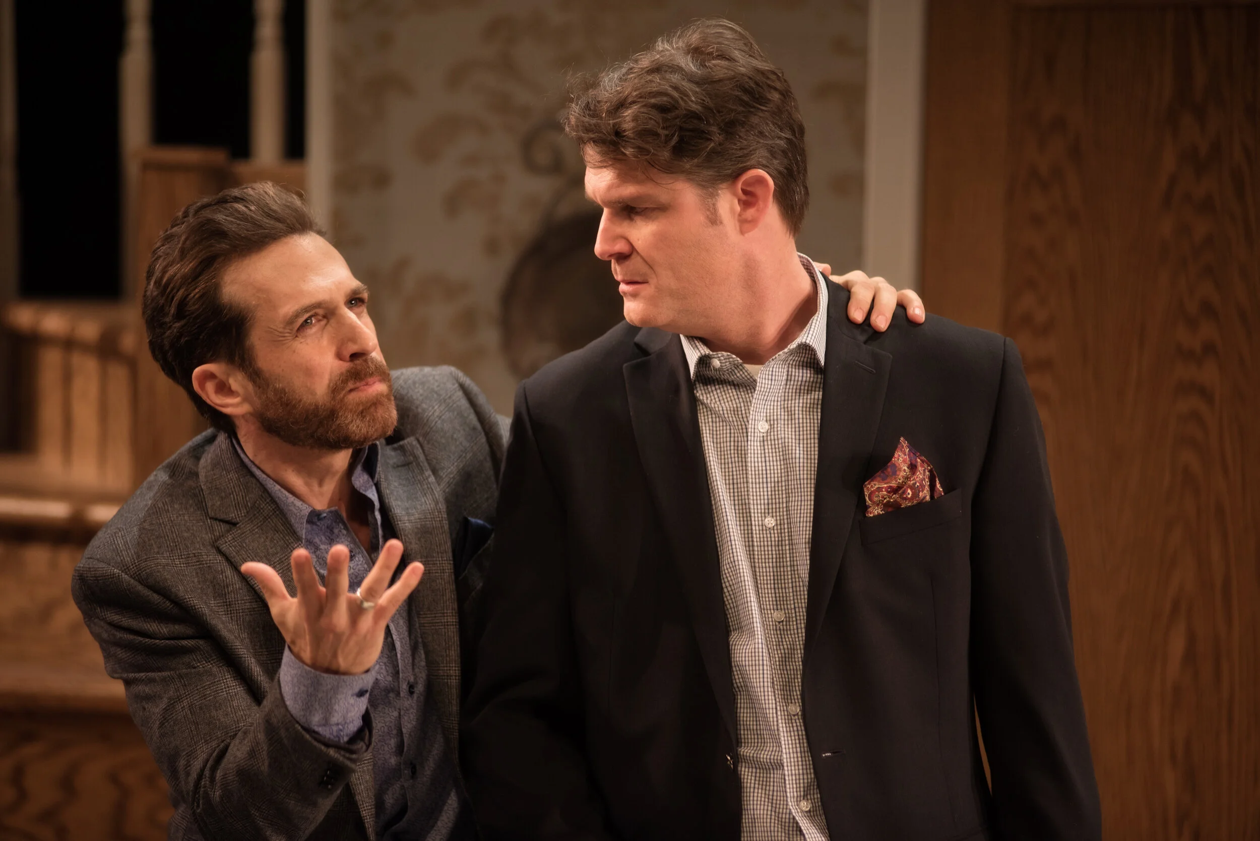 As Freddy in Noises Off. With David Julian Hirsh. Segal Centre, 2017. Photo © Andree Lanthier