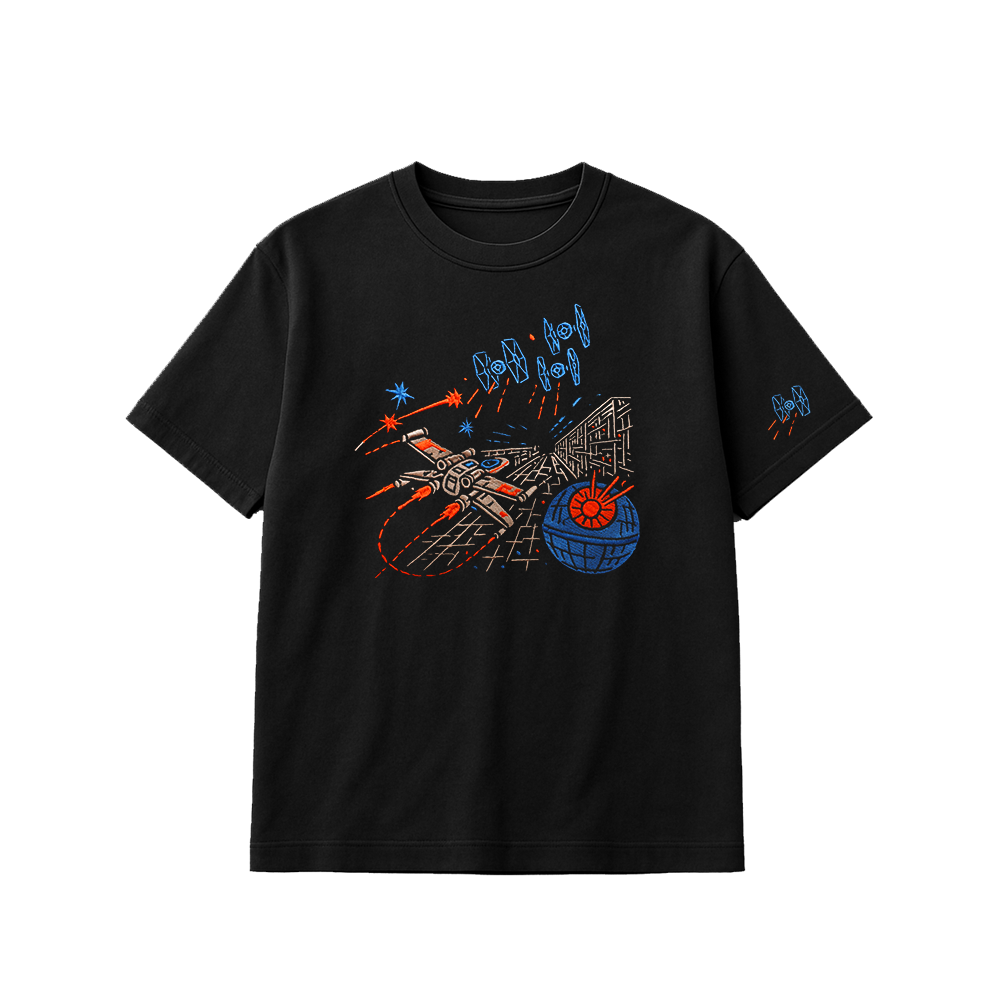 MOMENTUM HANDMADE  EMBROIDERED BLACK [Choose option: Tee, LS, Sweatshirt, Hoodie]