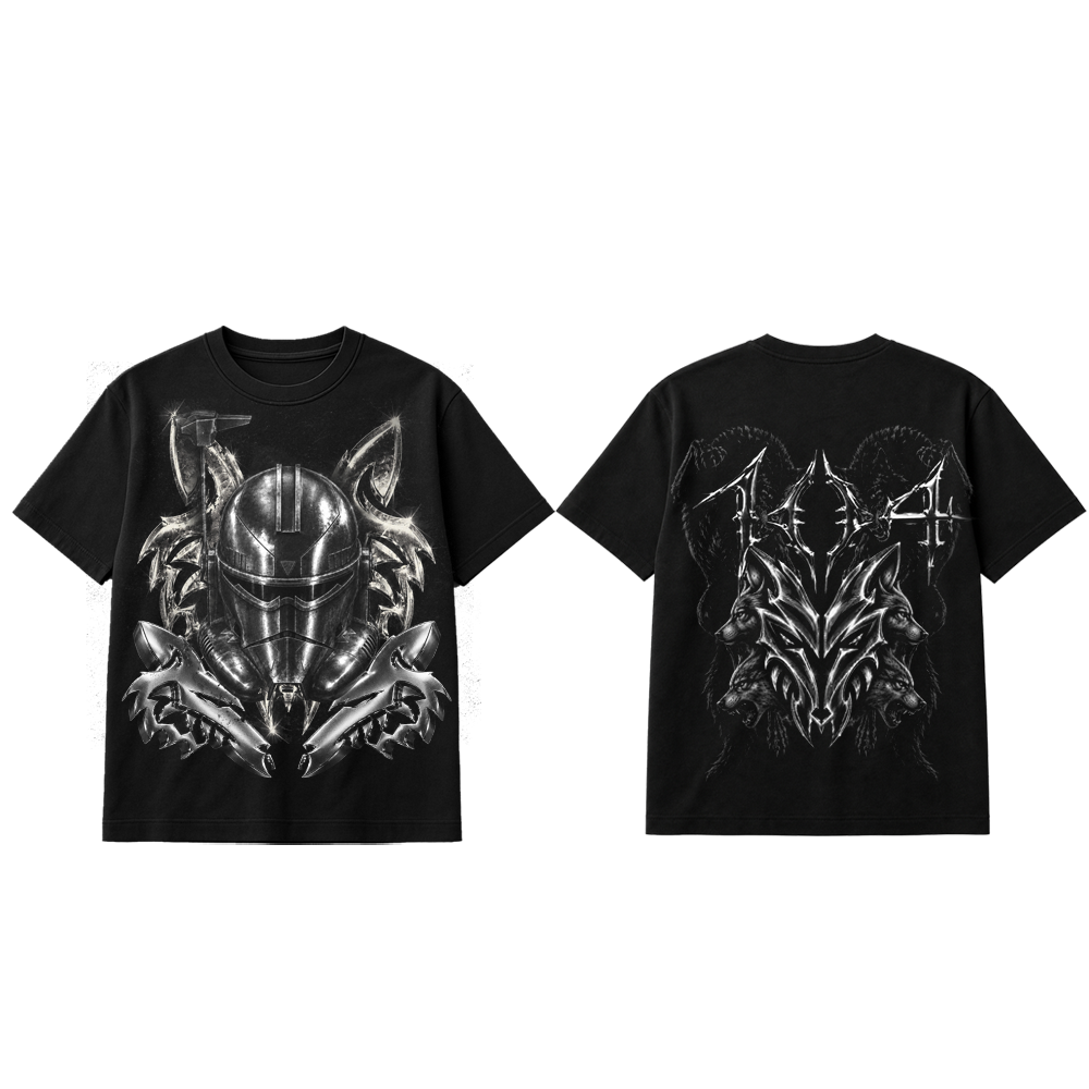 CHROME 104 SCREENPRINTED BLACK GARMENT  [Choose Option: Tee, LS, Sweatshirt or Hoodie] [LIMITED EDITION]