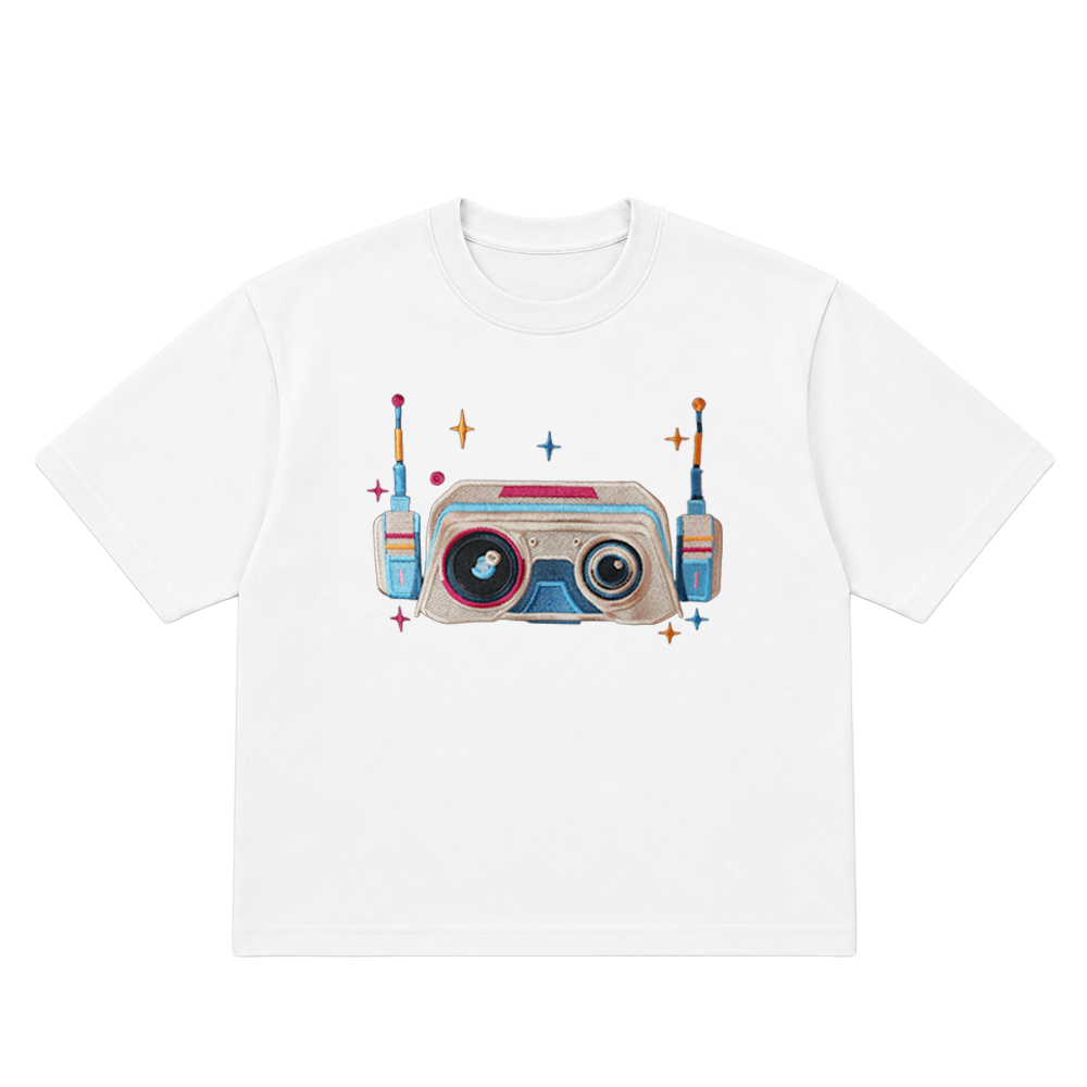 OVERSIZED ULTRA SOFT THE SCOUT WHITE EMBROIDERED