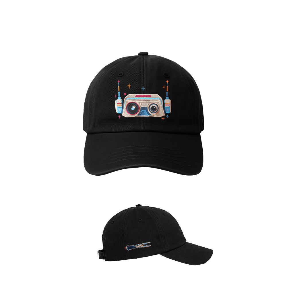 THE SCOUT PREMIUM EMBROIDERED HAT [BLACK]