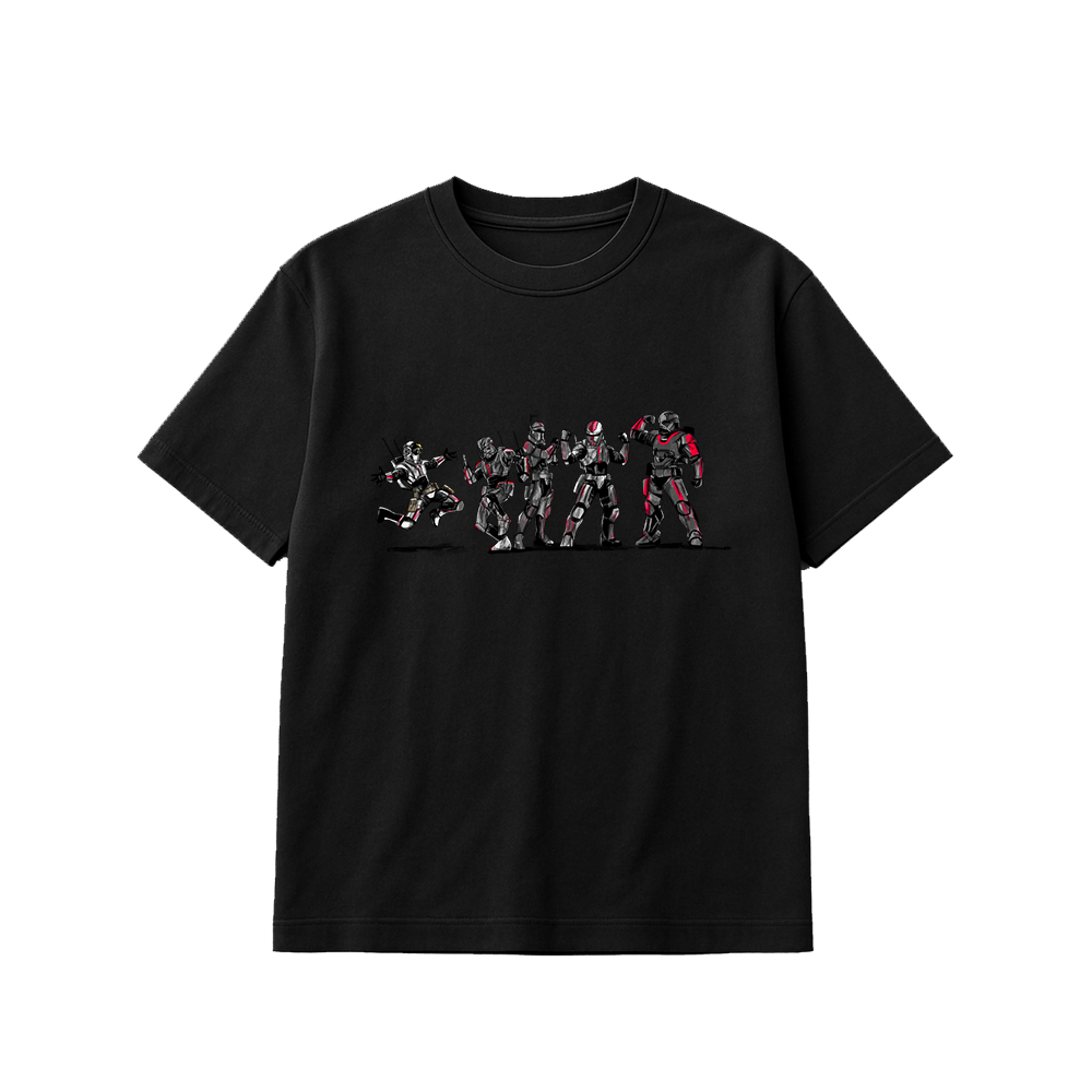 SQUAD PRINTED BLACK GARMENT  [Choose Option: Tee, LS, Sweatshirt or Hoodie] (copia)