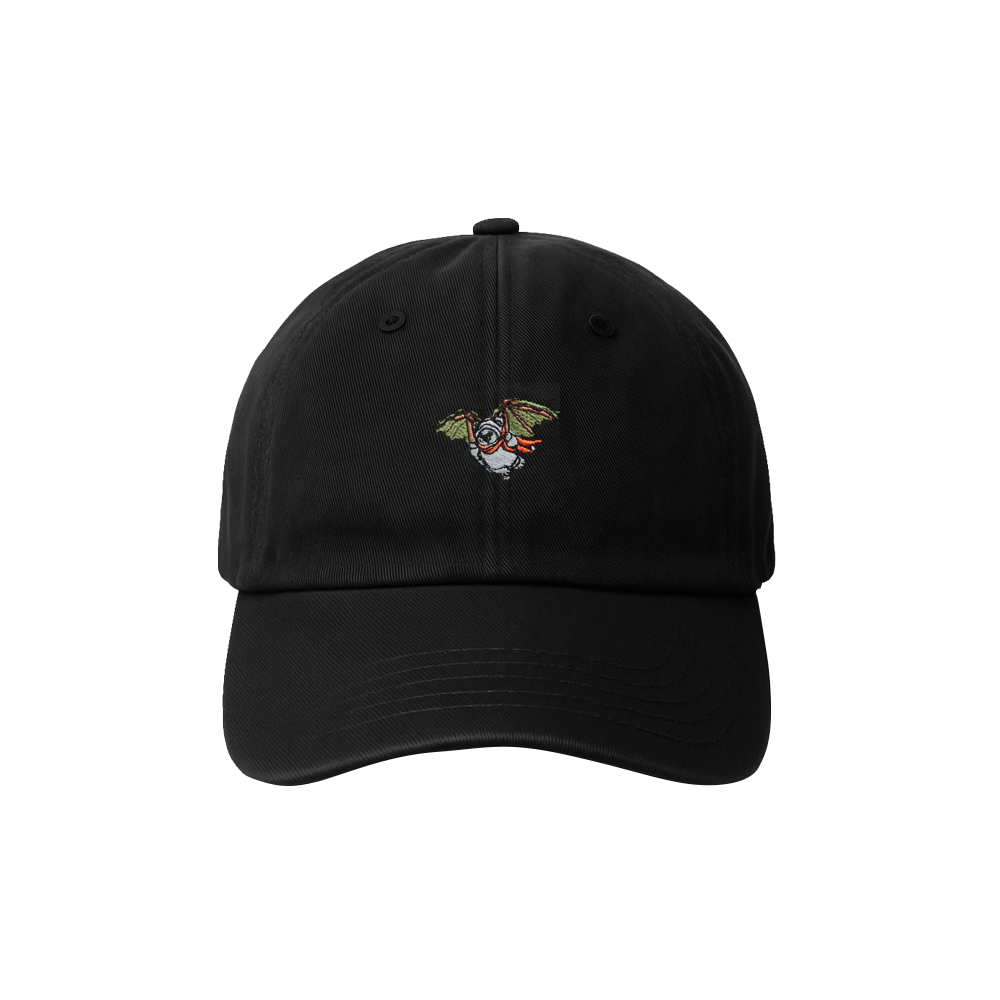 FLYING EMBROIDERED HAT [BLACK]