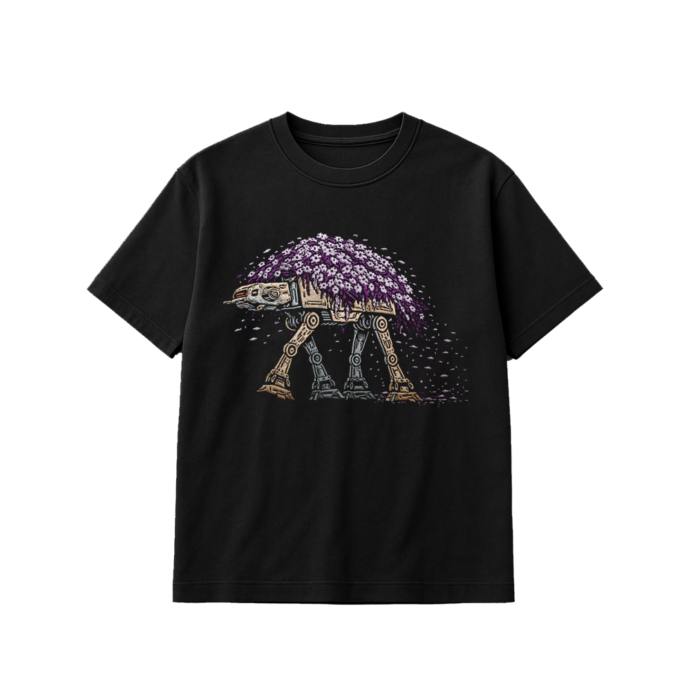 JACARANDA LIMITED EDITION ROBOT HANDMADE  EMBROIDERED BLACK [Choose option: Tee, LS, Sweatshirt, Hoodie]
