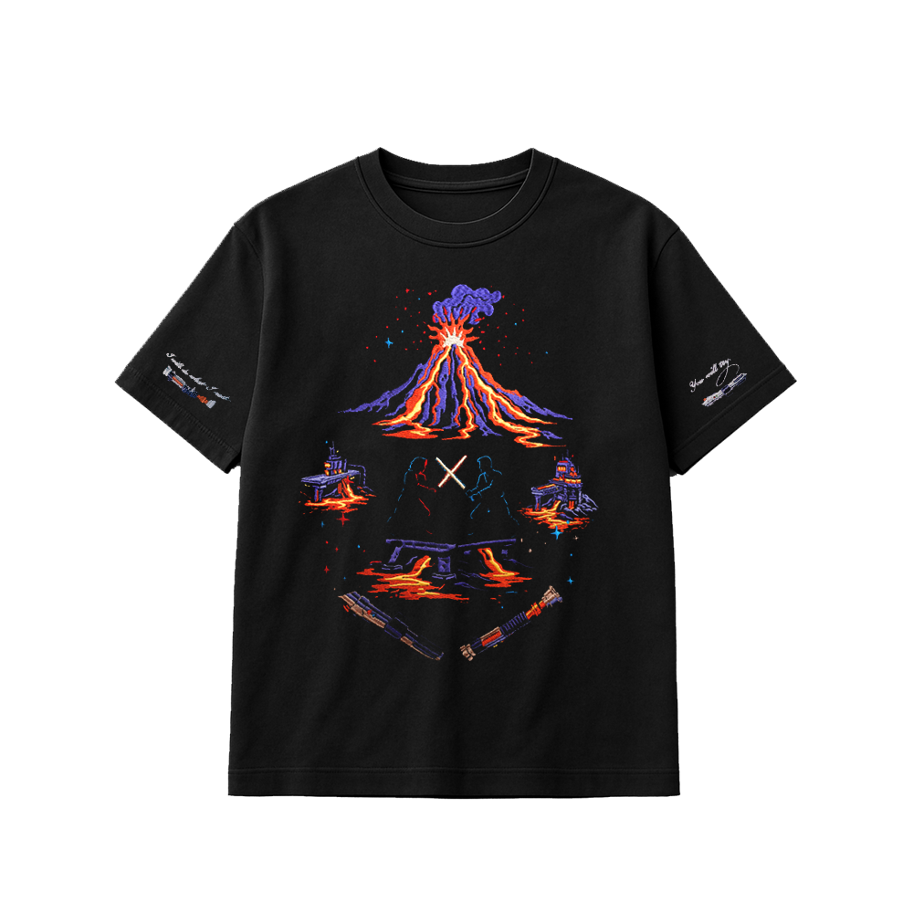 FIREBREAK [DELUXE] HANDMADE  EMBROIDERED BLACK [Choose option: Tee, LS, Sweatshirt, Hoodie]
