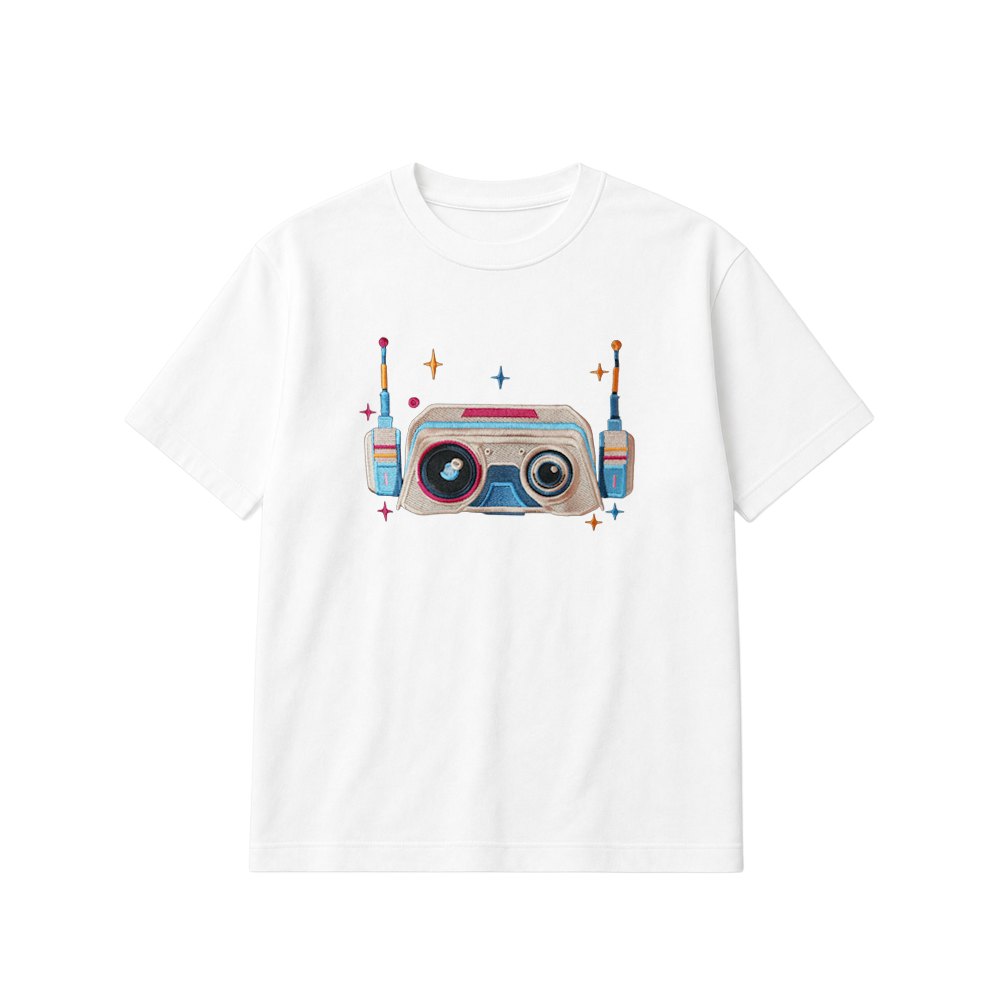 THE SCOUT WHITE  EMBROIDERED GARMENT [Choose Option: Tee, LS, Sweatshirt or Hoodie]