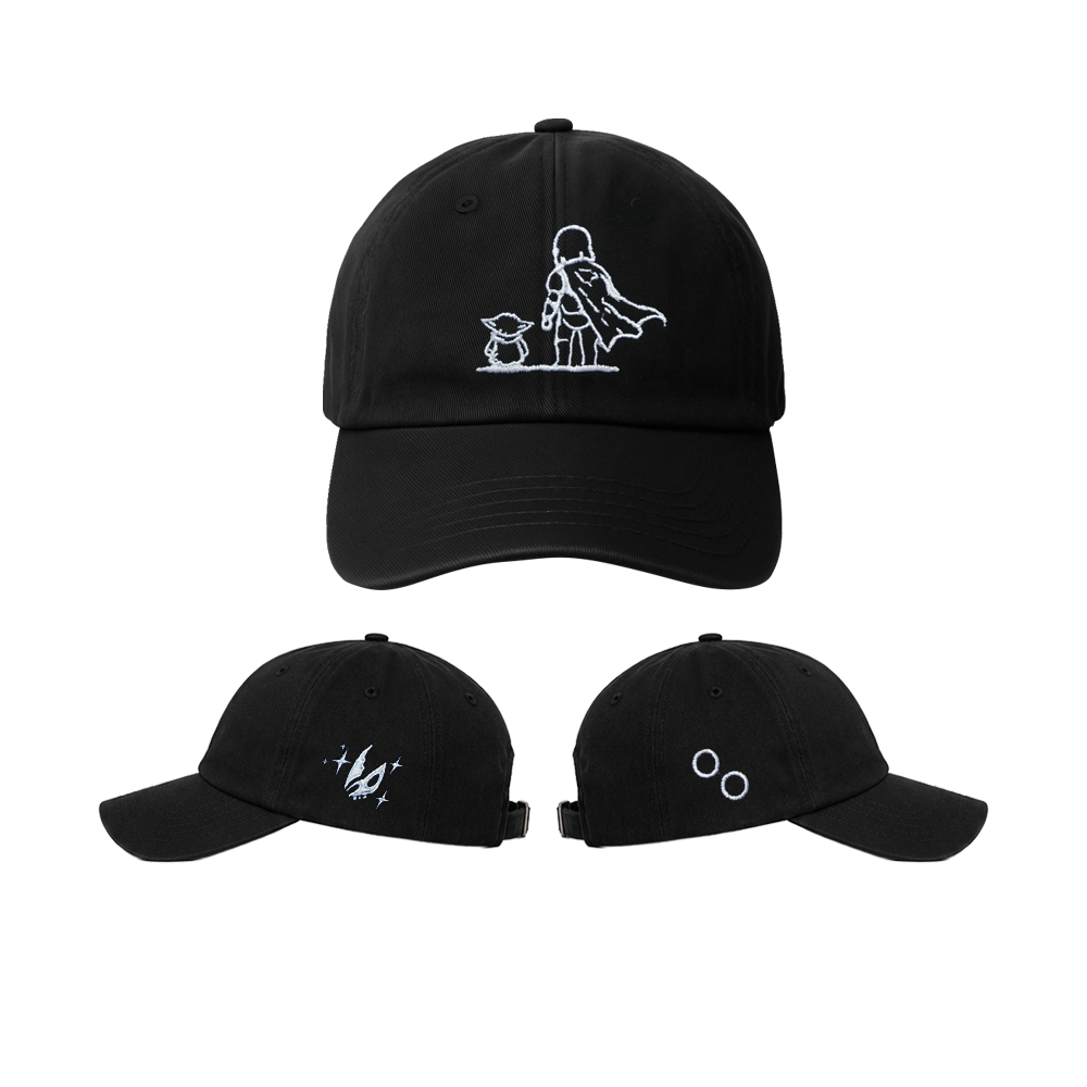 ALWAYS US EMBROIDERED HAT [BLACK]