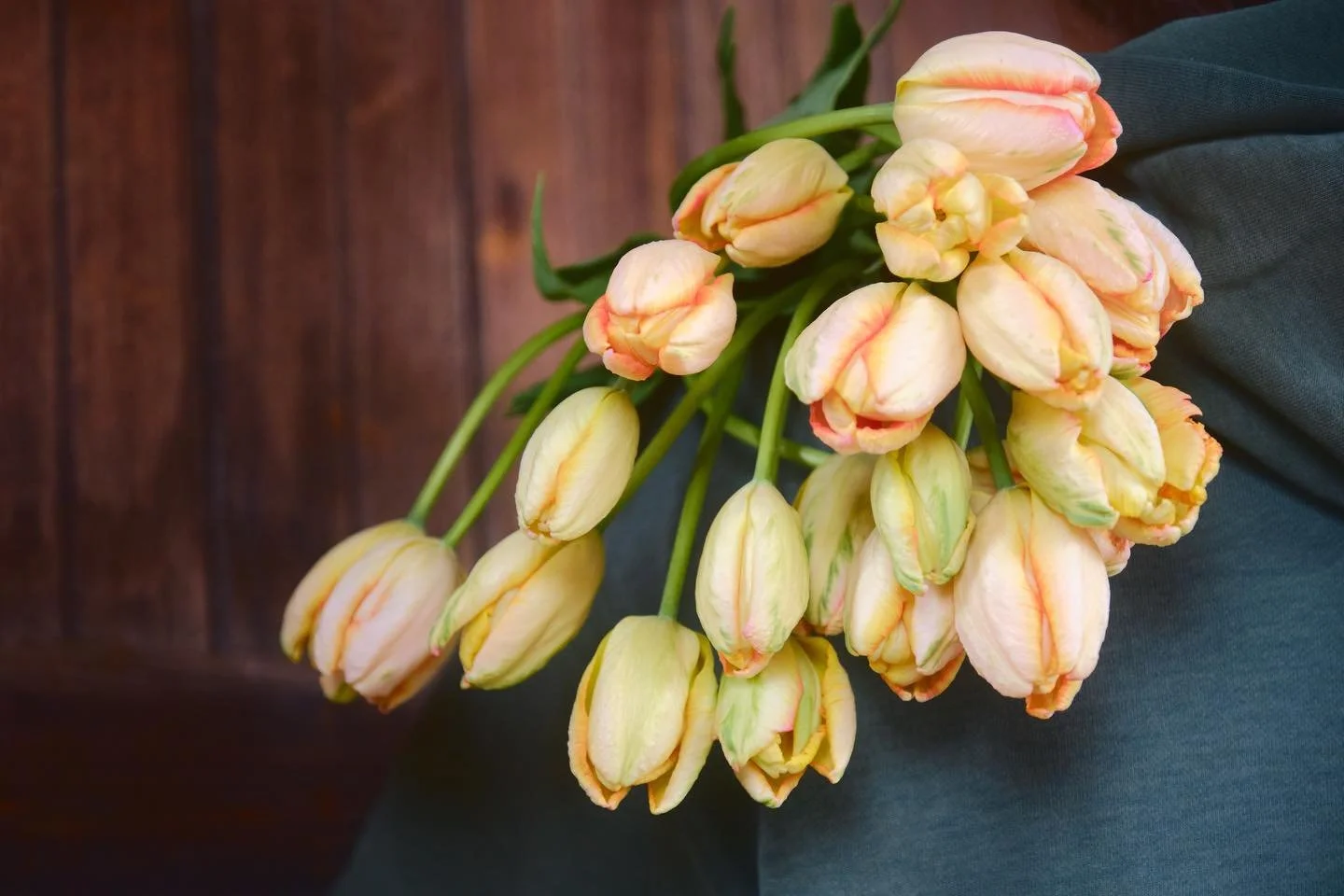 Spring florals have entered the building! ⁣
⁣
🌷🙌🏻⁣
⁣
Our bouquets for opening weekend will include our beautiful varieties of tulips in shades of pink, red, orange, yellow, and purple as well as lilies grown right here at the farm. Here is a sneak