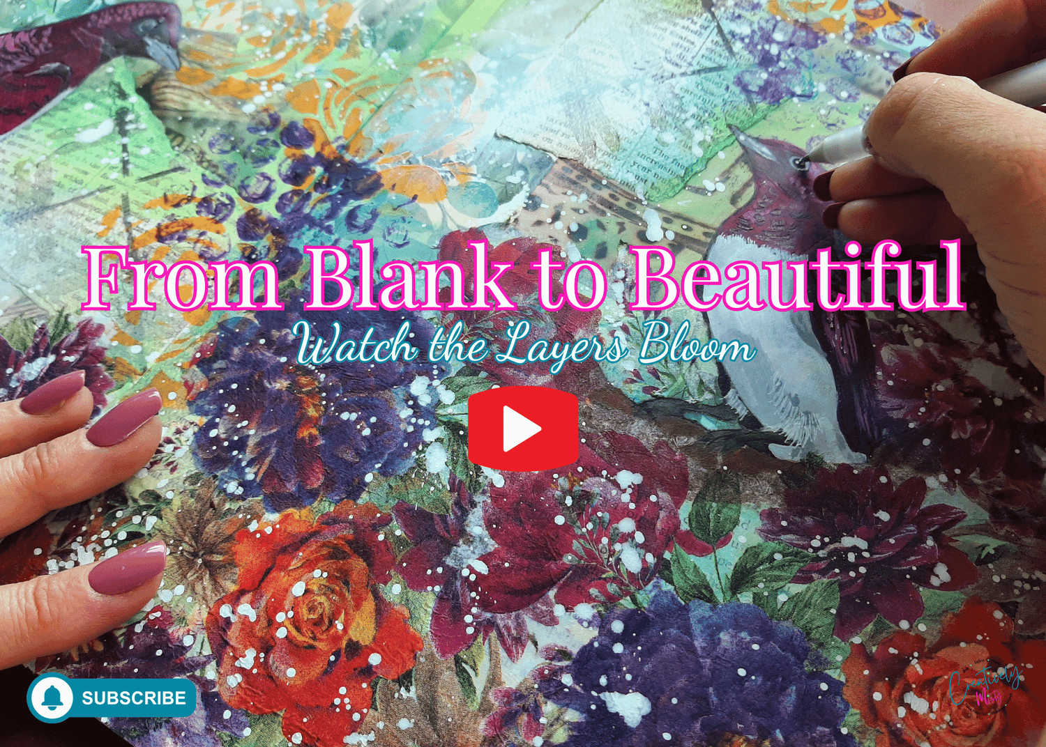 Explore Creatively Misty’s YouTube Channel for Bold Mixed Media Art ...