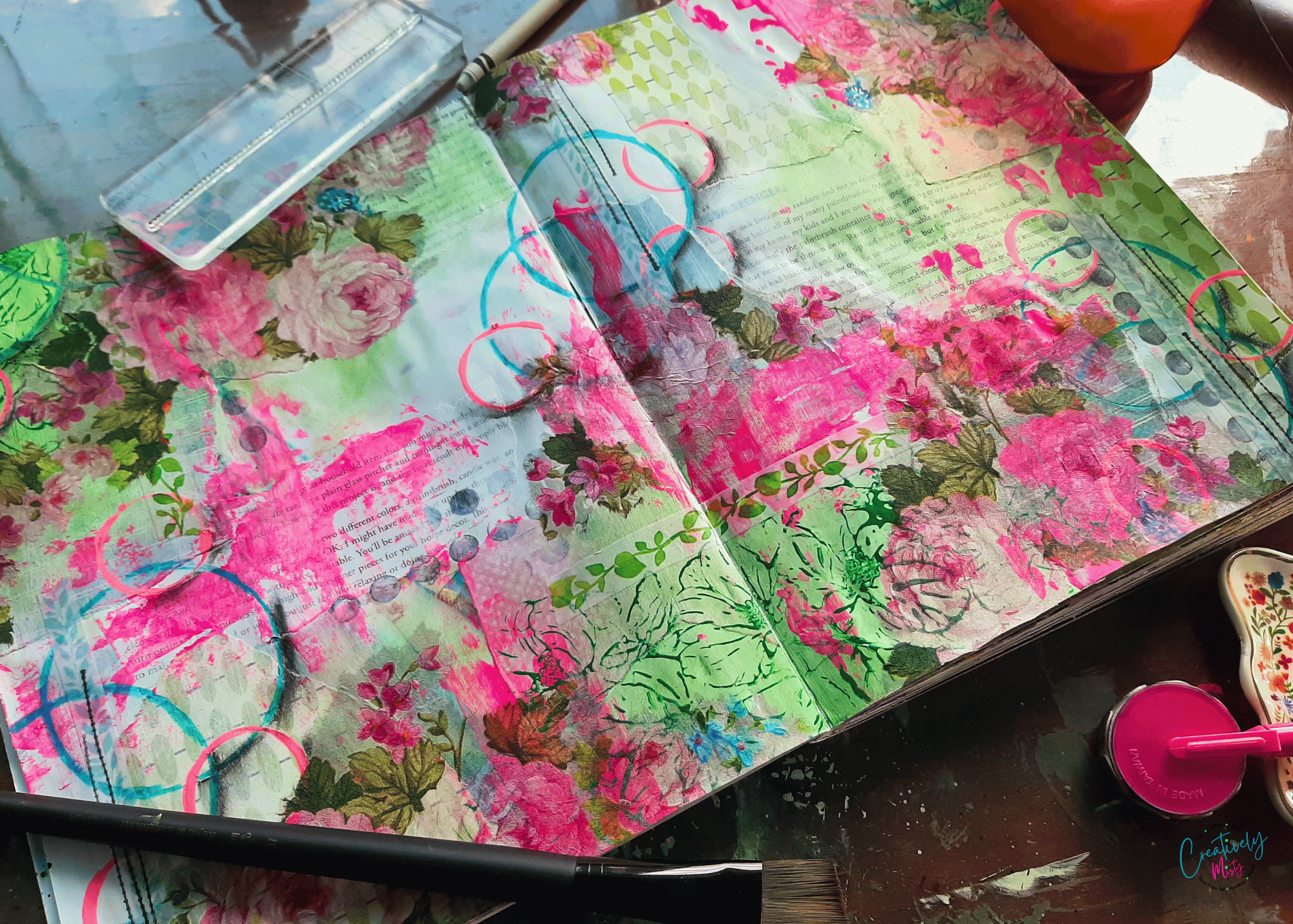 Art-Journal-Page-By-Creatively-Misty-with-Supplies