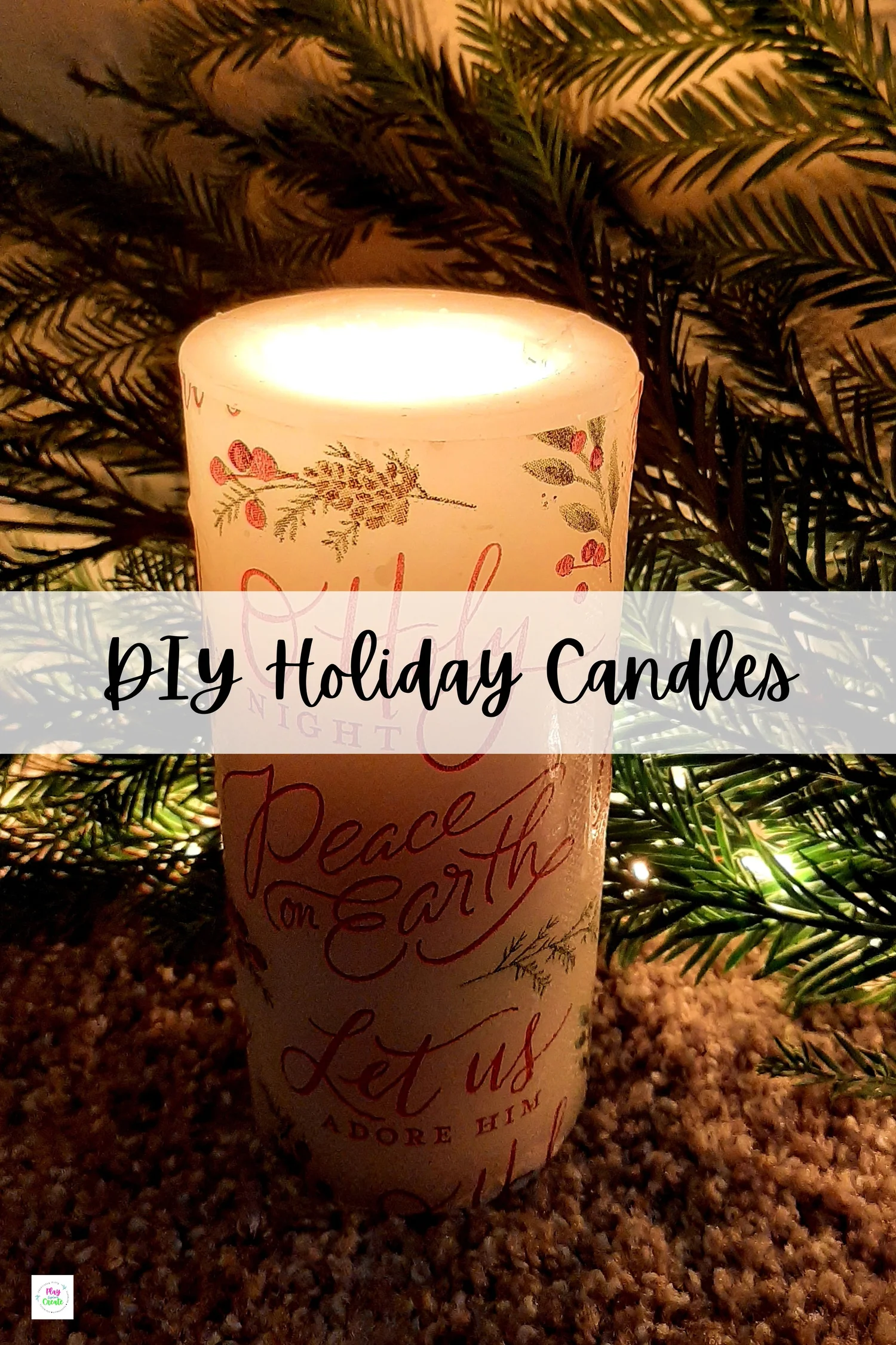 DIY Holiday Candle Tutorial — Misty Gage | Mixed Media Instructor ...