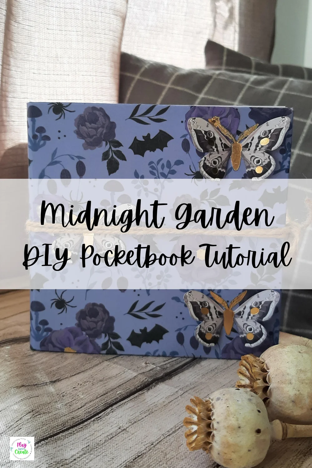 Midnight Garden DIY Pocketbook Tutorial — Misty Gage | Mixed Media ...