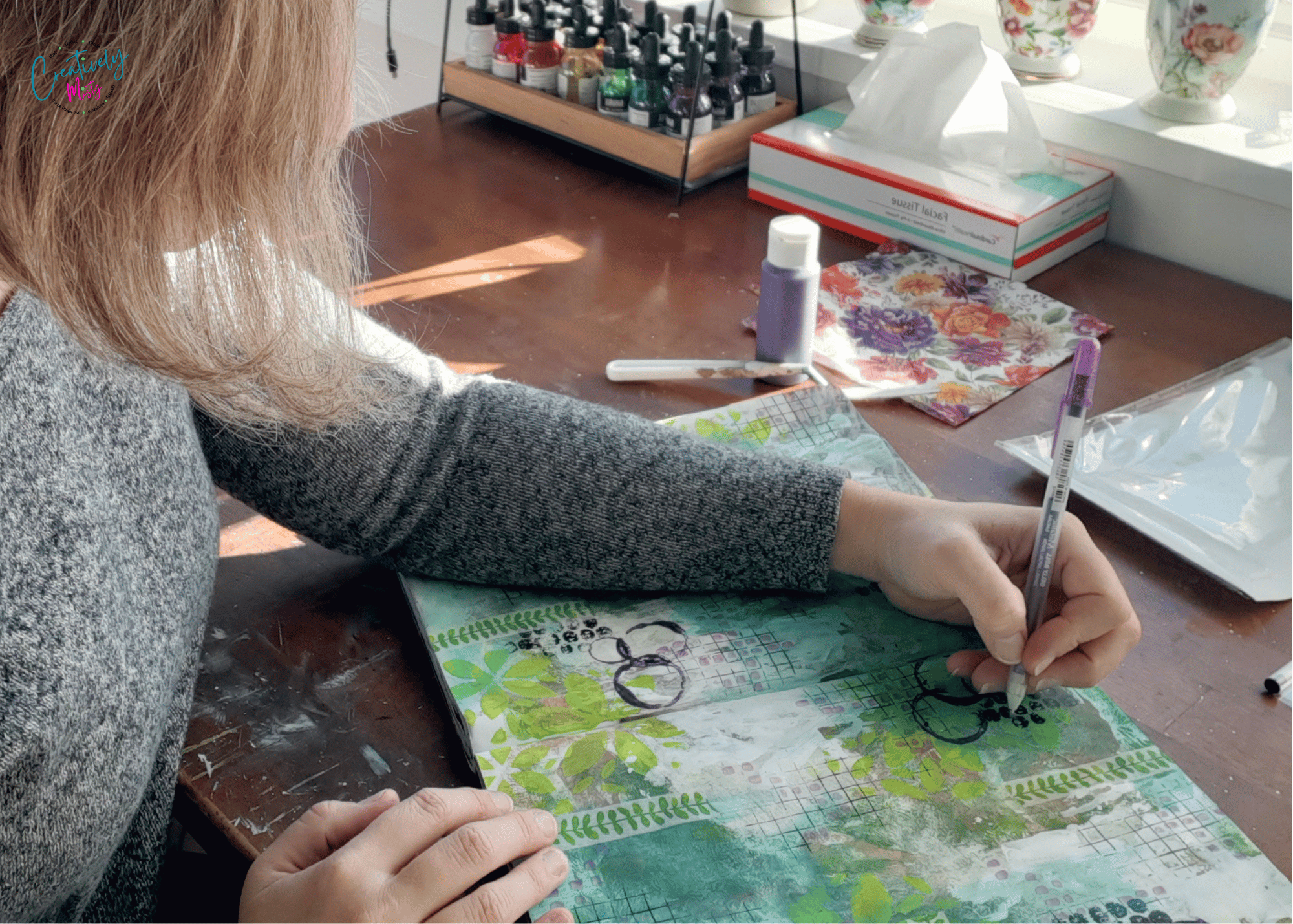 Misty-of-Creatively-Misty-creating-in-her-art-journal