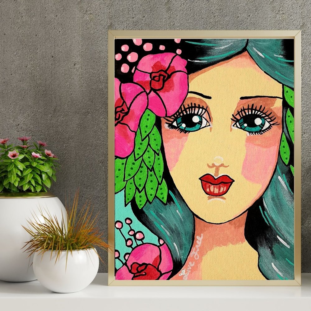 Live Free 8x10 Canvas — Creatively Misty