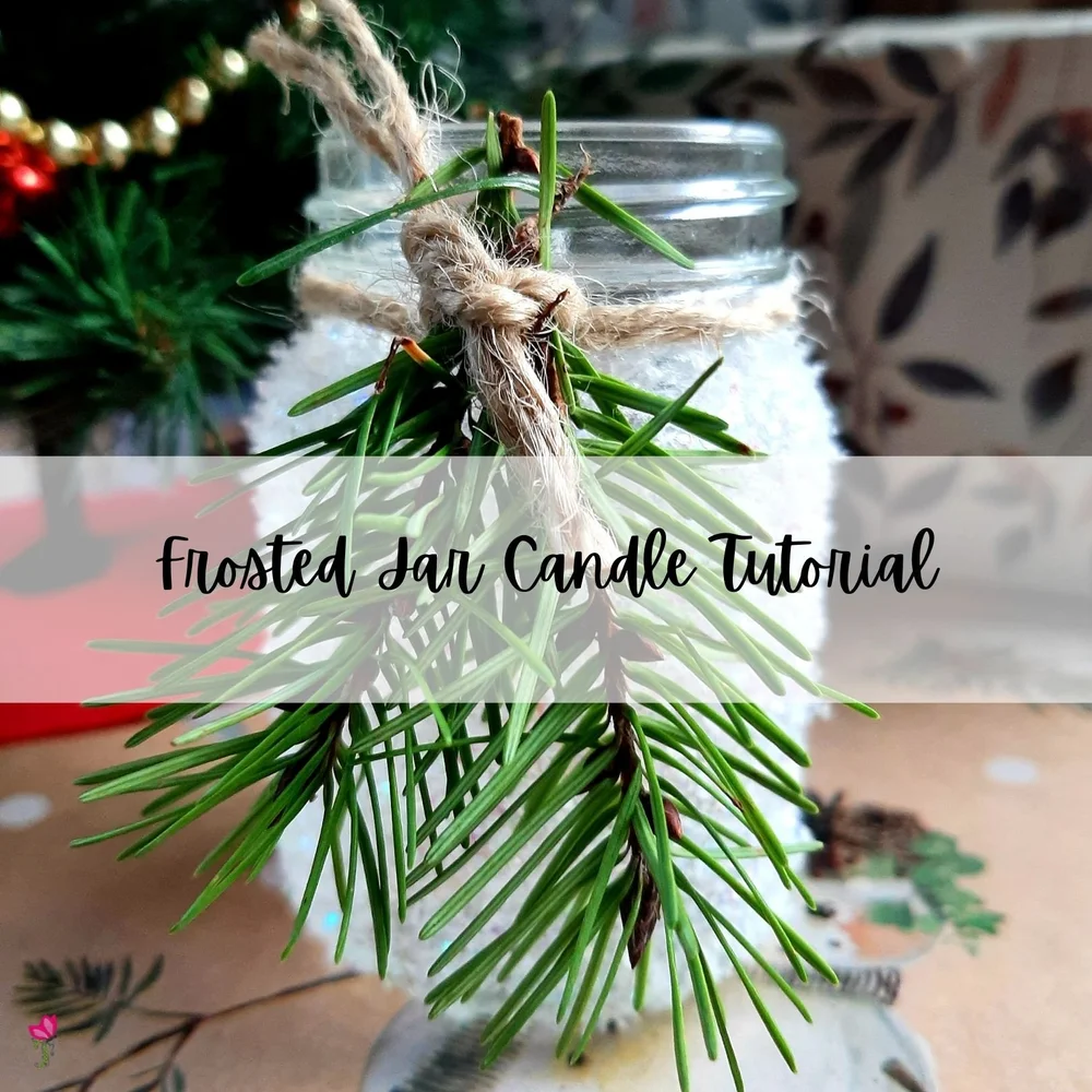 DIY Frosted Jar Candle Tutorial — Misty Gage | Mixed Media Instructor ...
