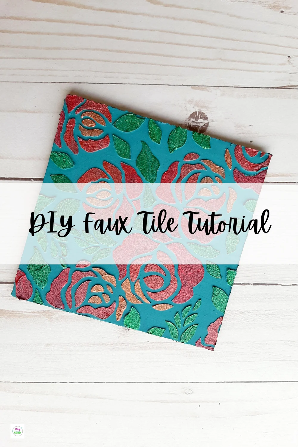 DIY Faux Tile Tutorial — Misty Gage | Mixed Media Instructor | Mixed ...