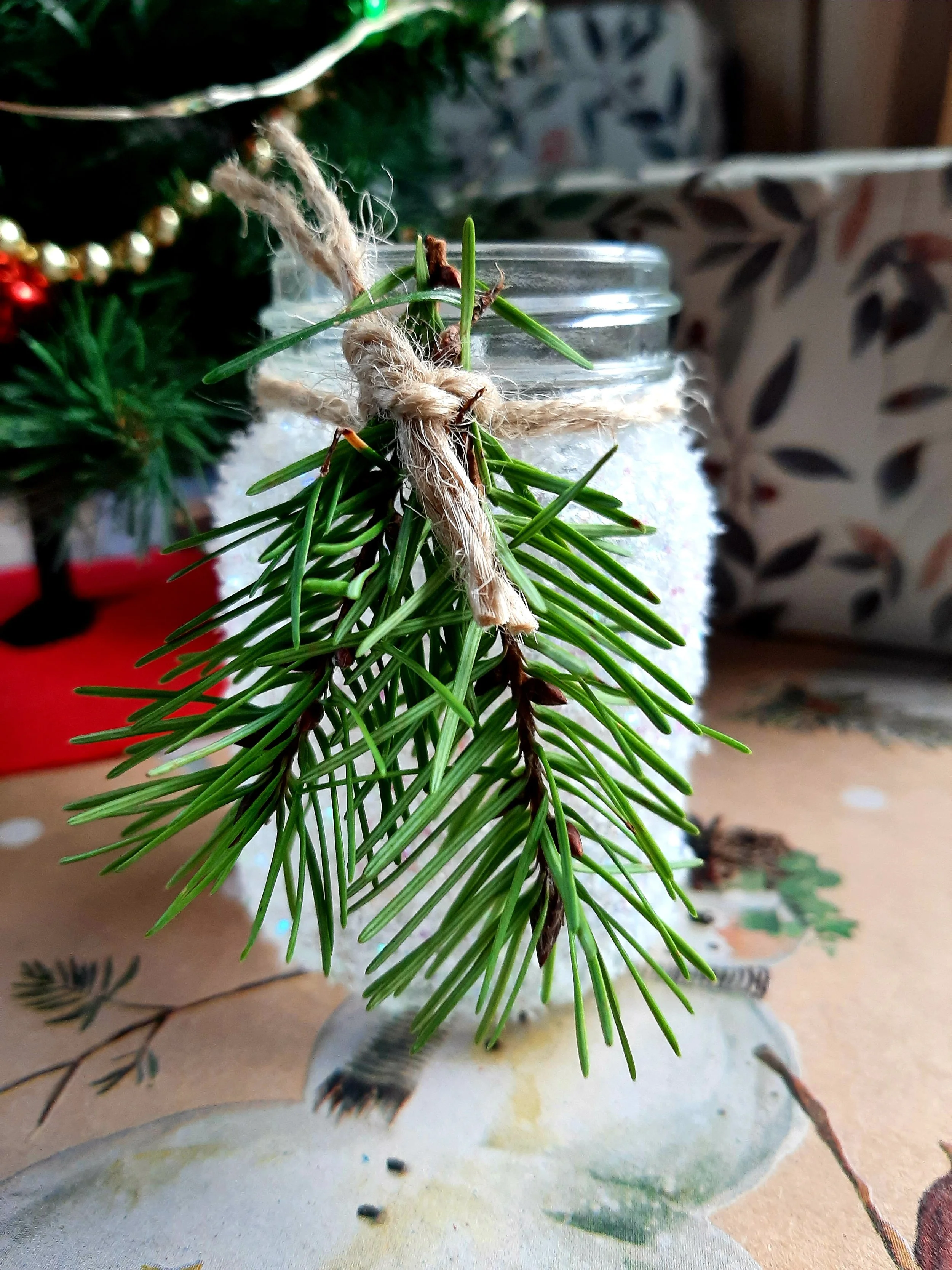 DIY Frosted Jar Candle Tutorial — Misty Gage | Mixed Media Instructor ...