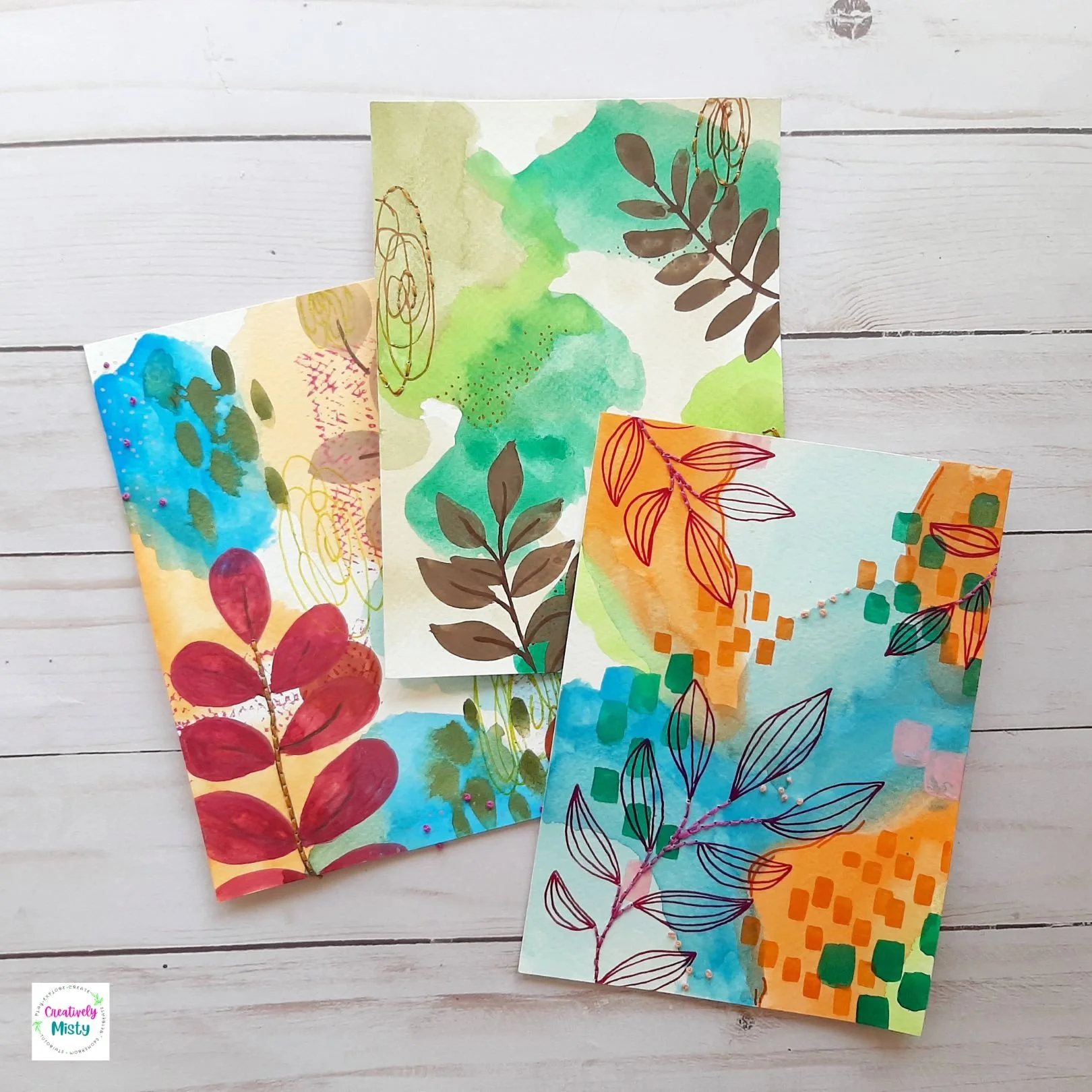 Embroidered Watercolor Online — Creatively Misty