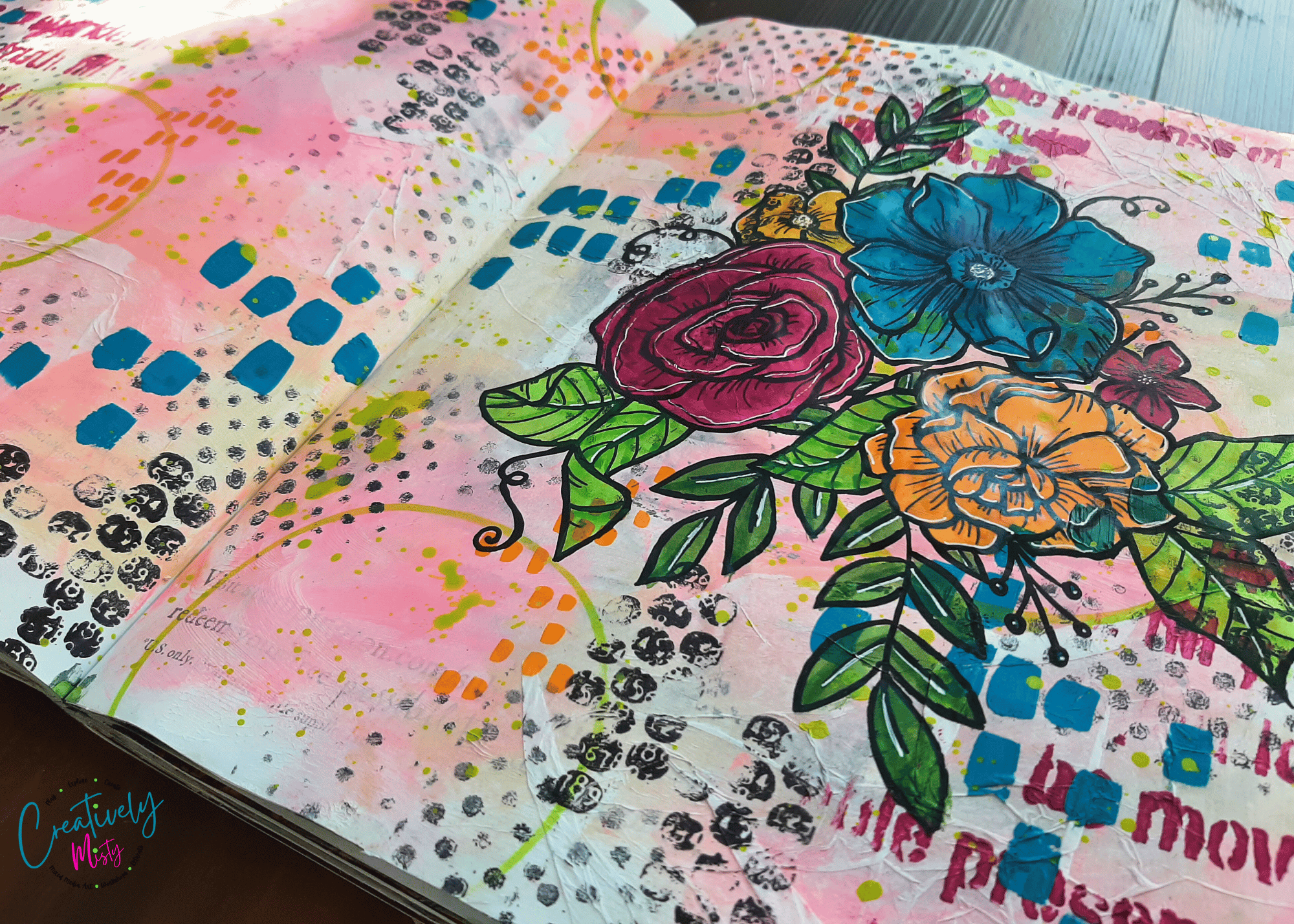 Art-journal-page-by-Misty-of-Creatively-Misty