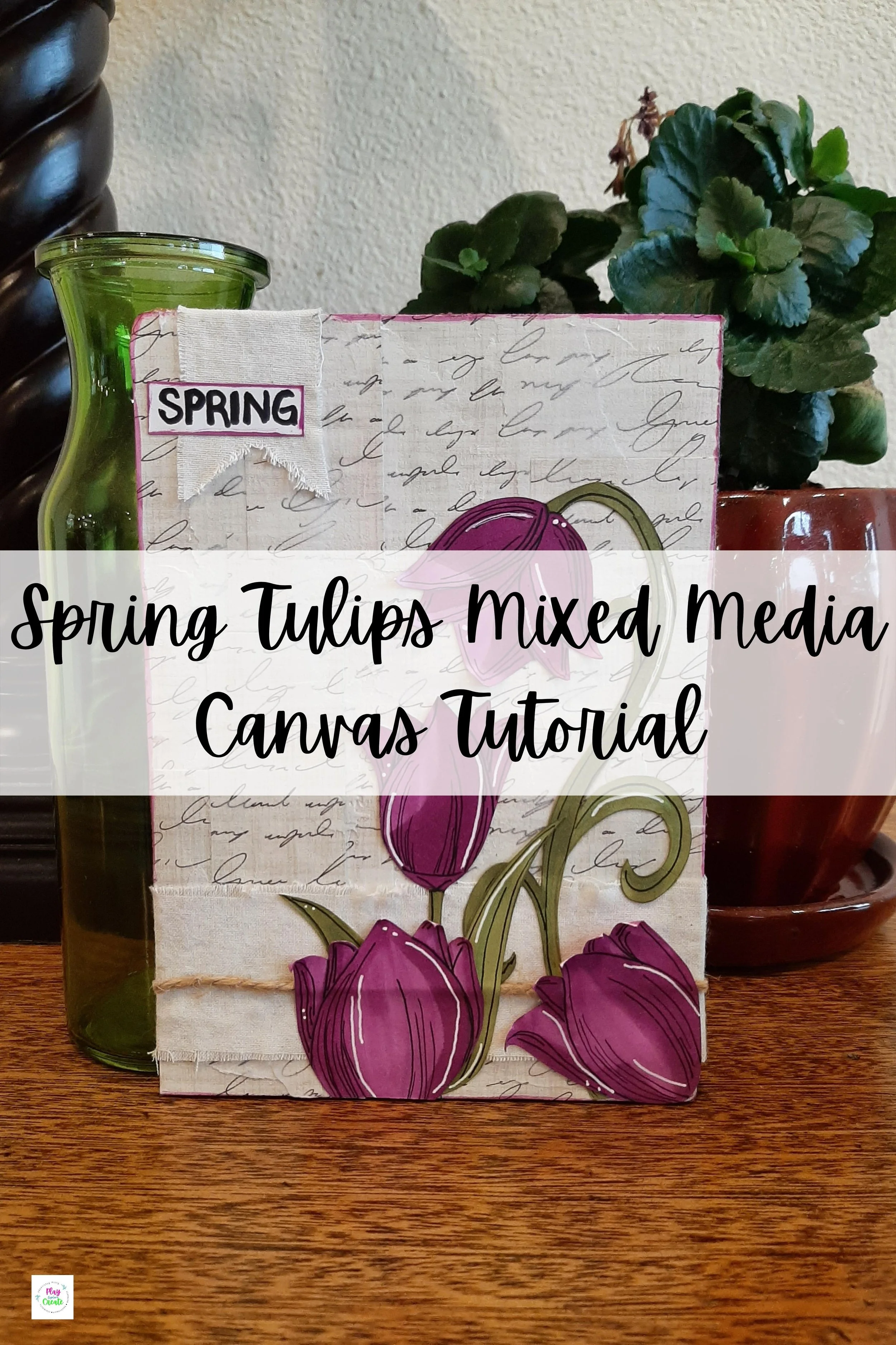 Pinterest image: tulips