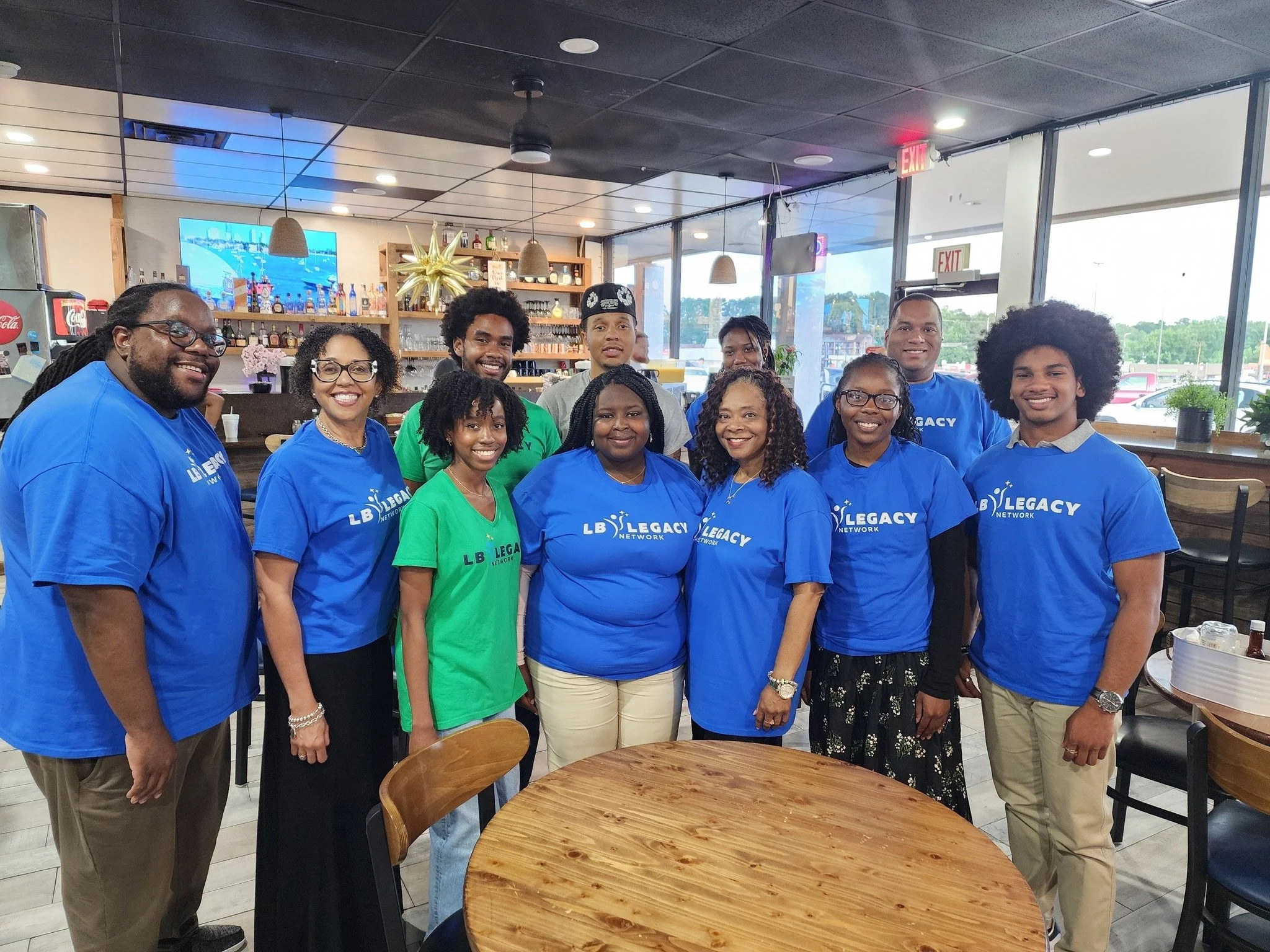 LB Legacy Network, Inc. board members with 2025 scholarship recipients and past recipients, new mentors.
