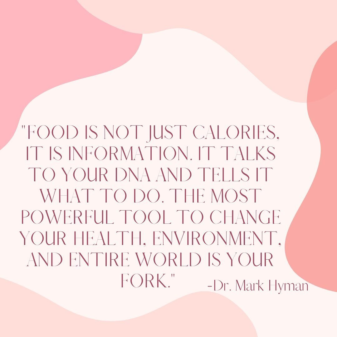 *Monday Reminder*

Most people don&rsquo;t know that you can change the conversation of your cells based on what nutrients you feed your body. Even if you are predisposed to a chronic illness or disease- you have the ability to help turn those cells 