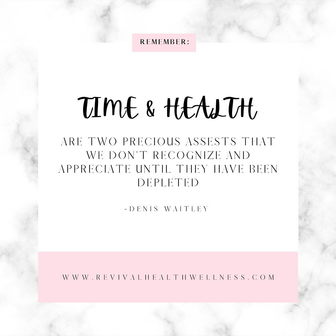 I cannot stress enough how important it is to take care of your health - even before getting sick ! There are so many daily preventative measures we can take to ensure our bodies are working to their highest potential. 💪🏽 Check out www.revival heal
