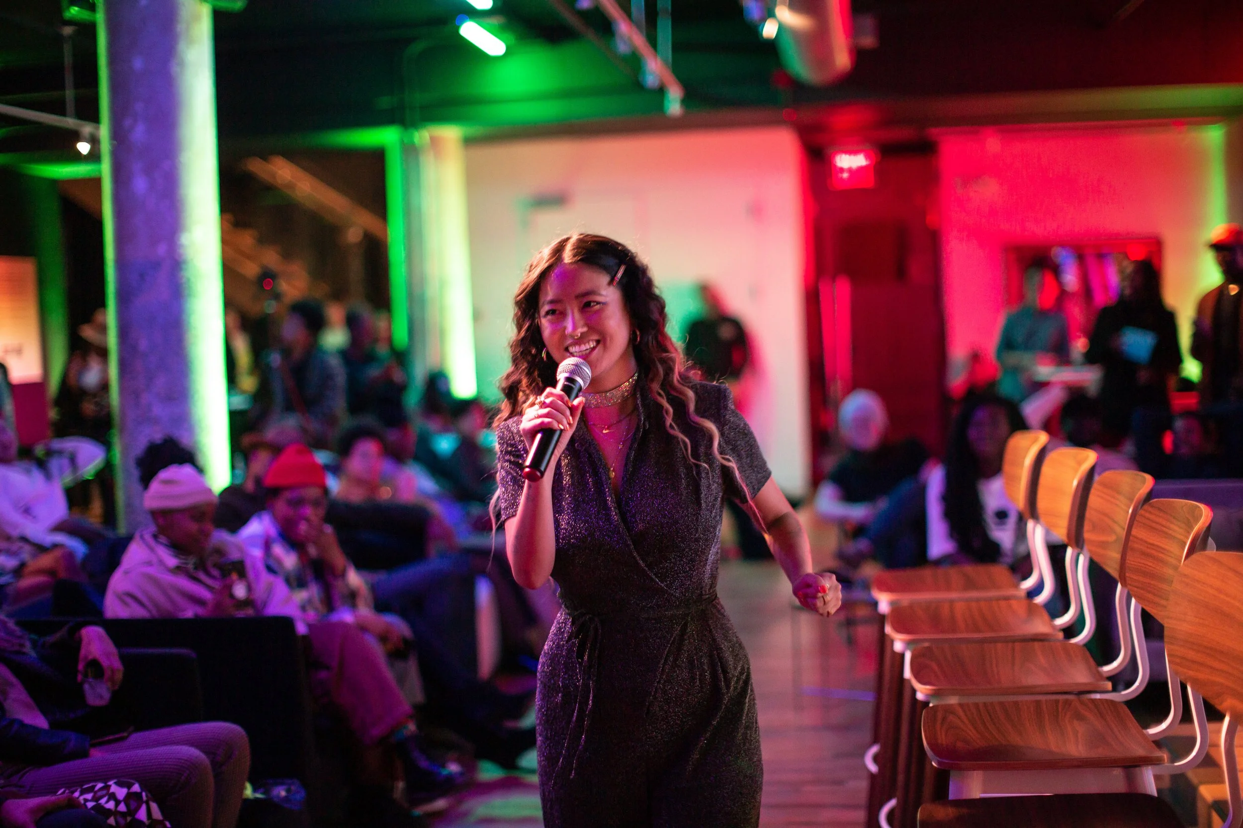 Jezz Chung hosting an event for the launch of Anomaly's collaboration with TONL. Photo by Edna Holifield.