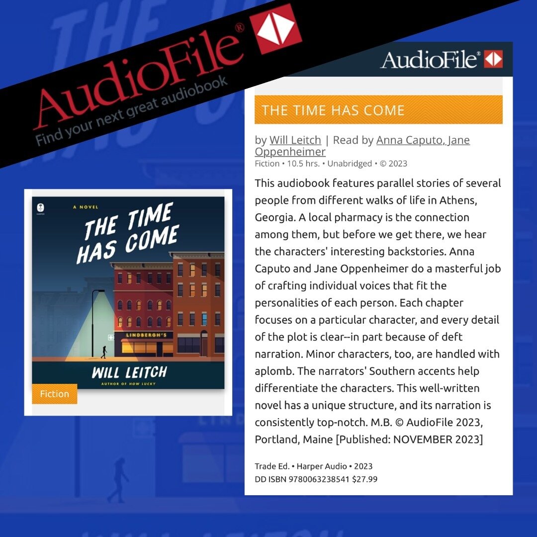 Huge thanks to @audiofilemagazine for such a beautiful review. @janesome did an incredible job narrating her part of this book, and @williamfleitch has a rare talent with plot and character development that I had so much fun getting to play around wi